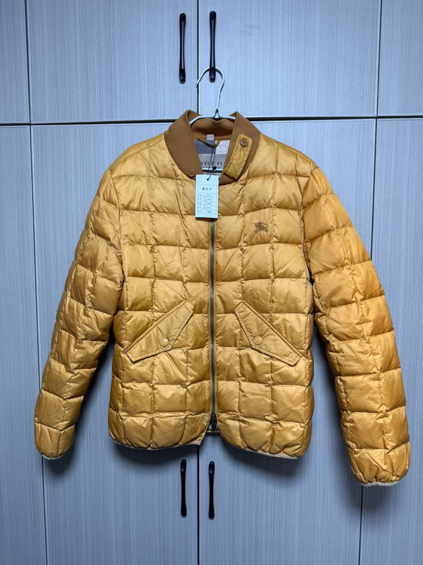 Burberry Burberry Down Plaid Orange Heavy Coat xl Men Size US XL / EU 56 / 4 - 1 Thumbnail