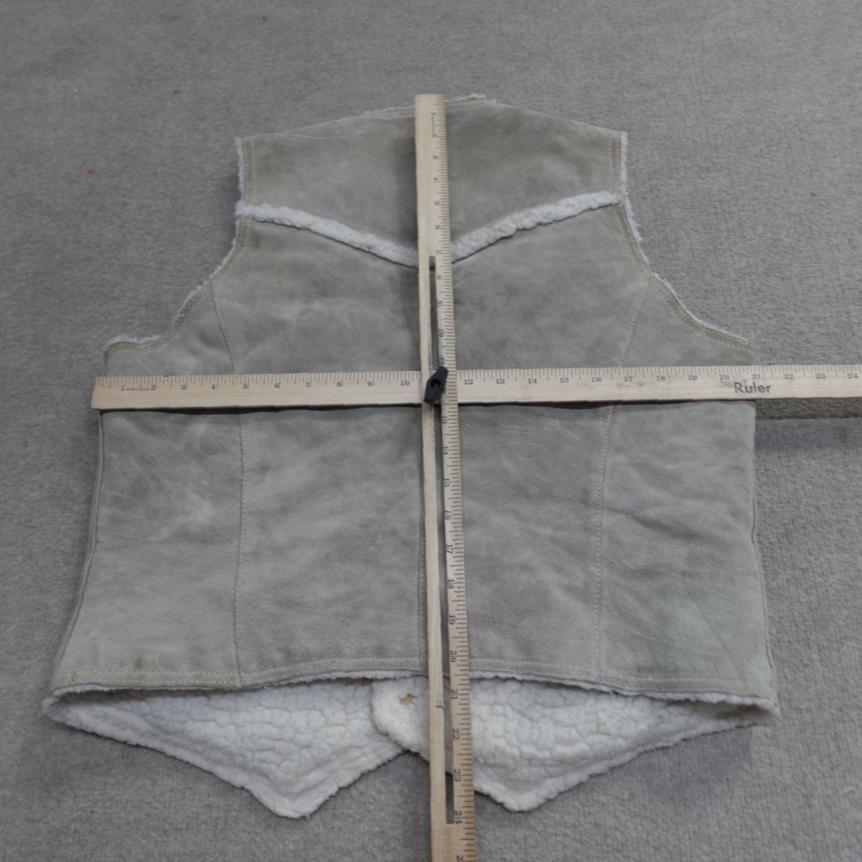 Vintage VINTAGE Sears Vest Medium Green Suede Western Sherpa Men Vest Size US M / EU 48-50 / 2 - 5 Thumbnail