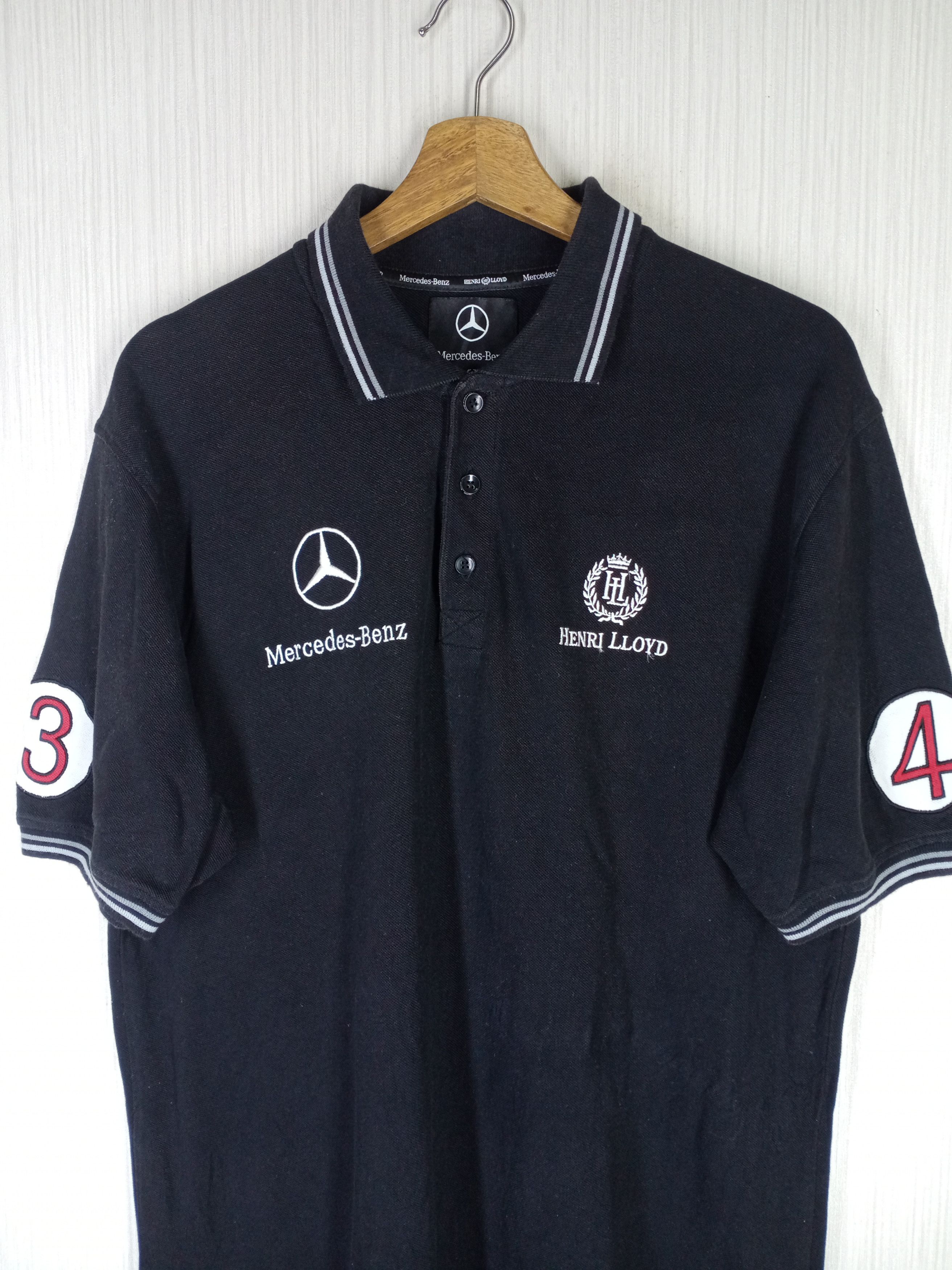 Henri Lloyd Rare Mercedes Benz x Henry Lloyd Polo Shirt Size US L / EU 52-54 / 3 - 2 Thumbnail