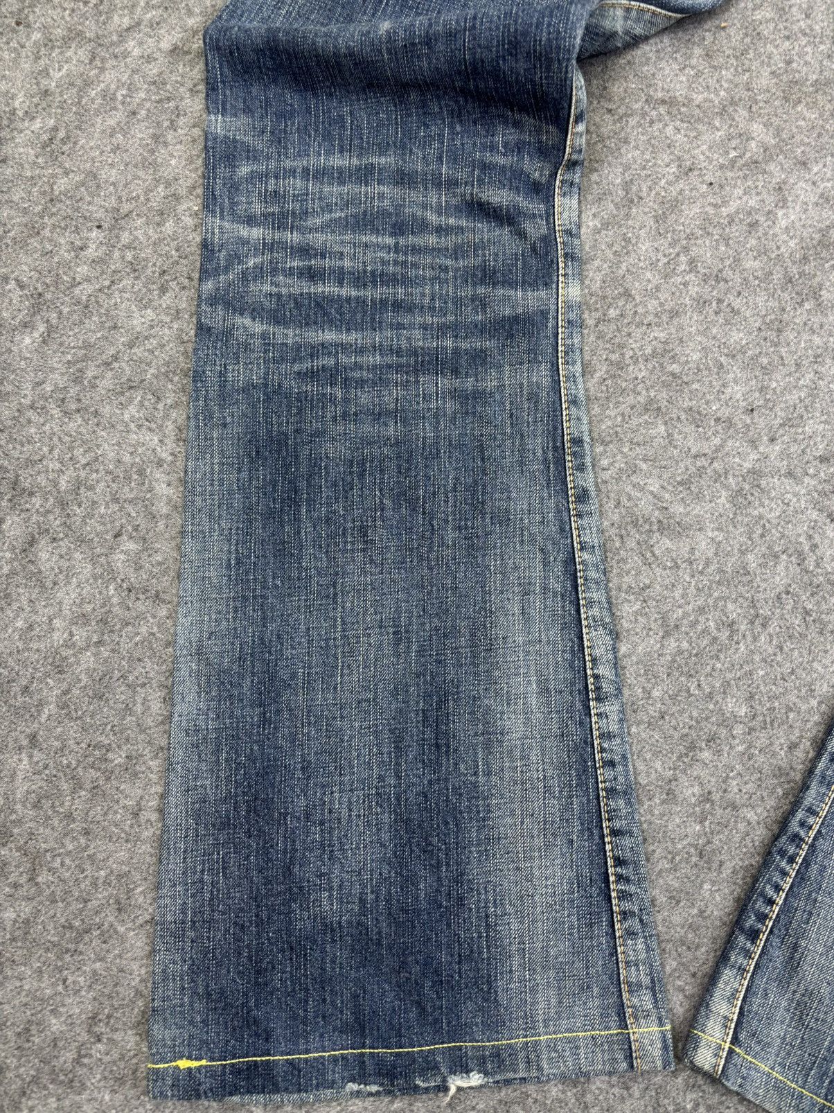 Edwin Flare💥90s Style Edwin Flare Distressed Denim F867 Size 32" / US 10 / IT 46 - 16 Thumbnail
