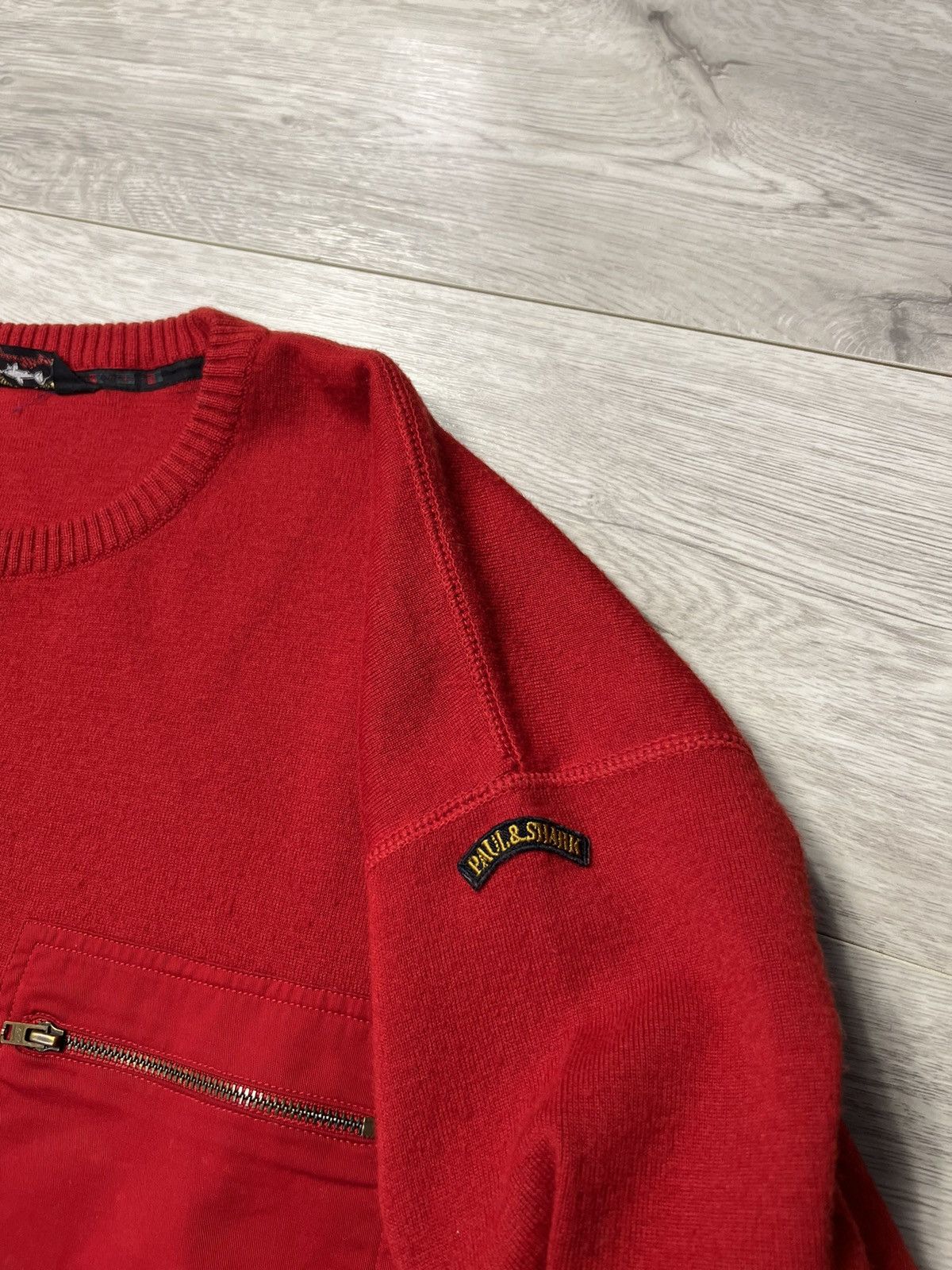 Paul & Shark Vintage Paul & Shark Yachting Wool Crewneck Knitted Sweater Size US L / EU 52-54 / 3 - 8 Thumbnail