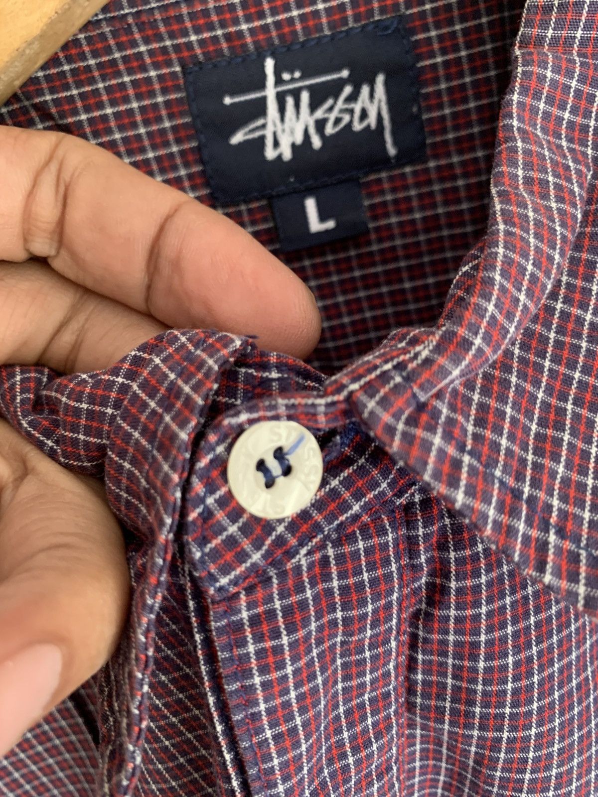 Stussy OG vintage stussy multi pocket button up shirt Size US L / EU 52-54 / 3 - 5 Thumbnail