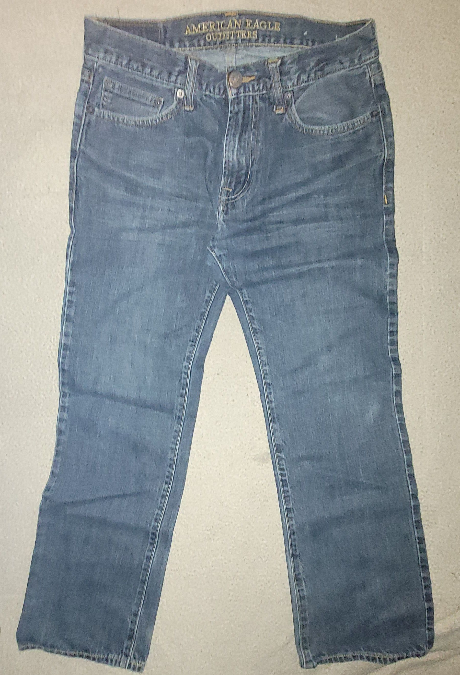 American Eagle Outfitters American Eagle Blue green Denim Size US 30 / EU 46 - 2 Thumbnail