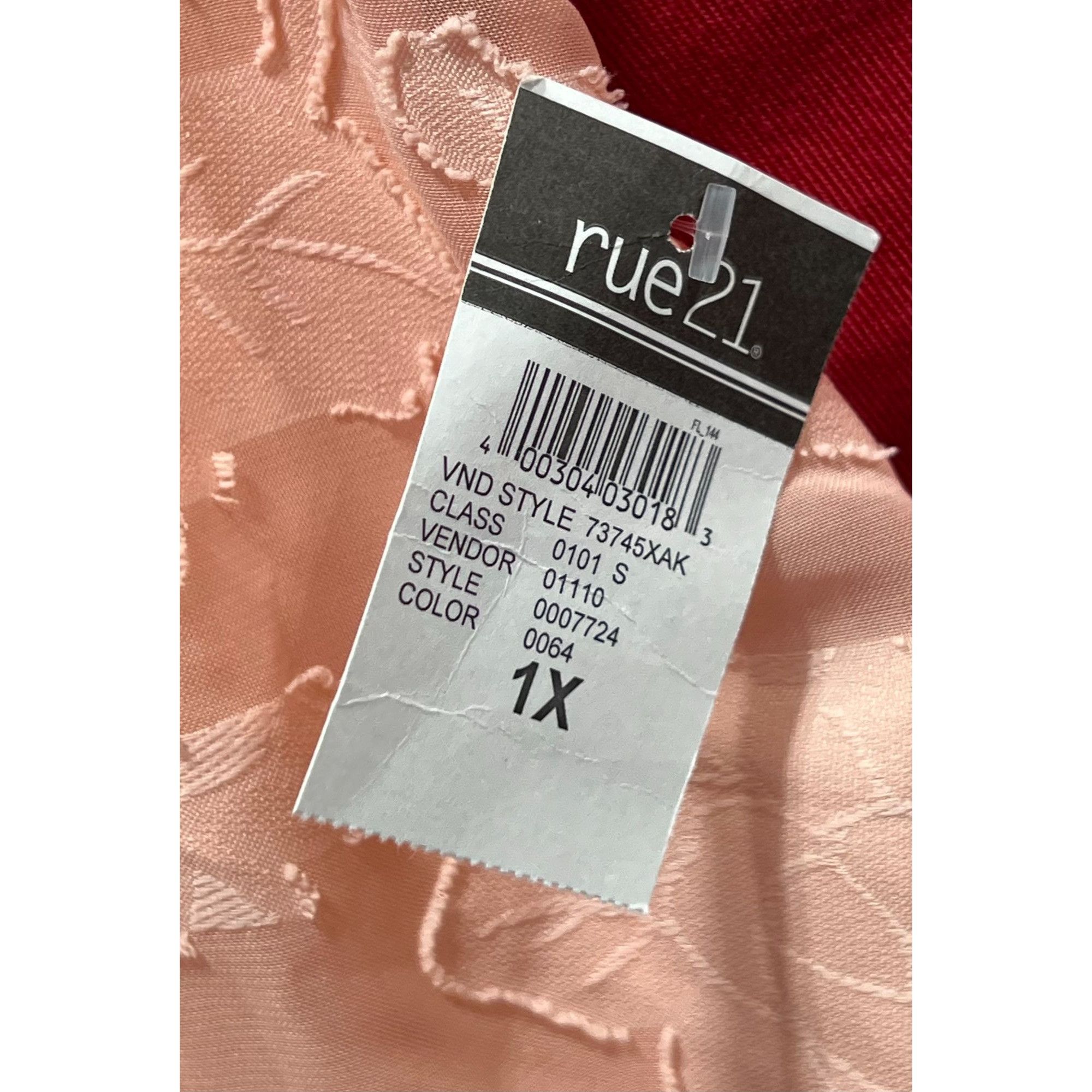 rue21 Rue 21 - Women's Summer Sleeveless High Low Hem Ruffle Flora Size XL / US 12-14 / IT 48-50 - 8 Thumbnail
