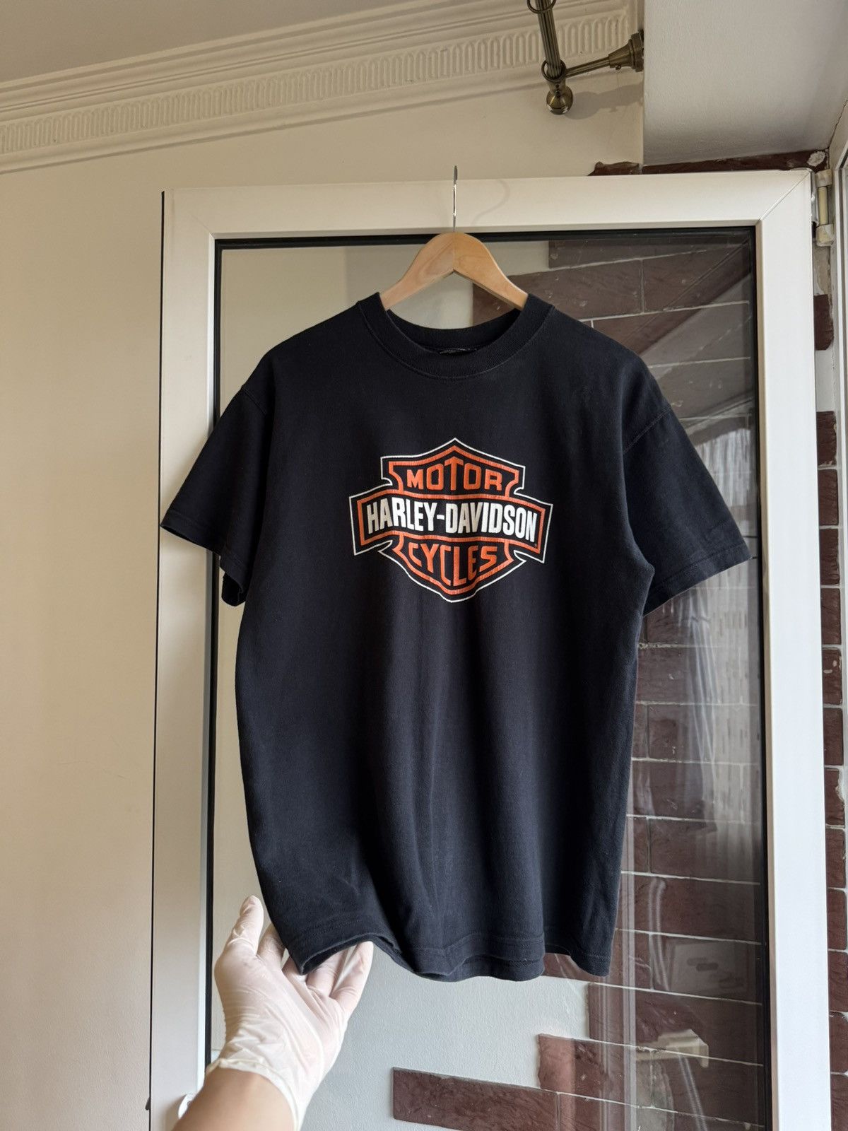 Harley Davidson 🇺🇸Vintage Harley Davidson made in USA tshirt Eange Logo Size US XL / EU 56 / 4 - 4 Thumbnail