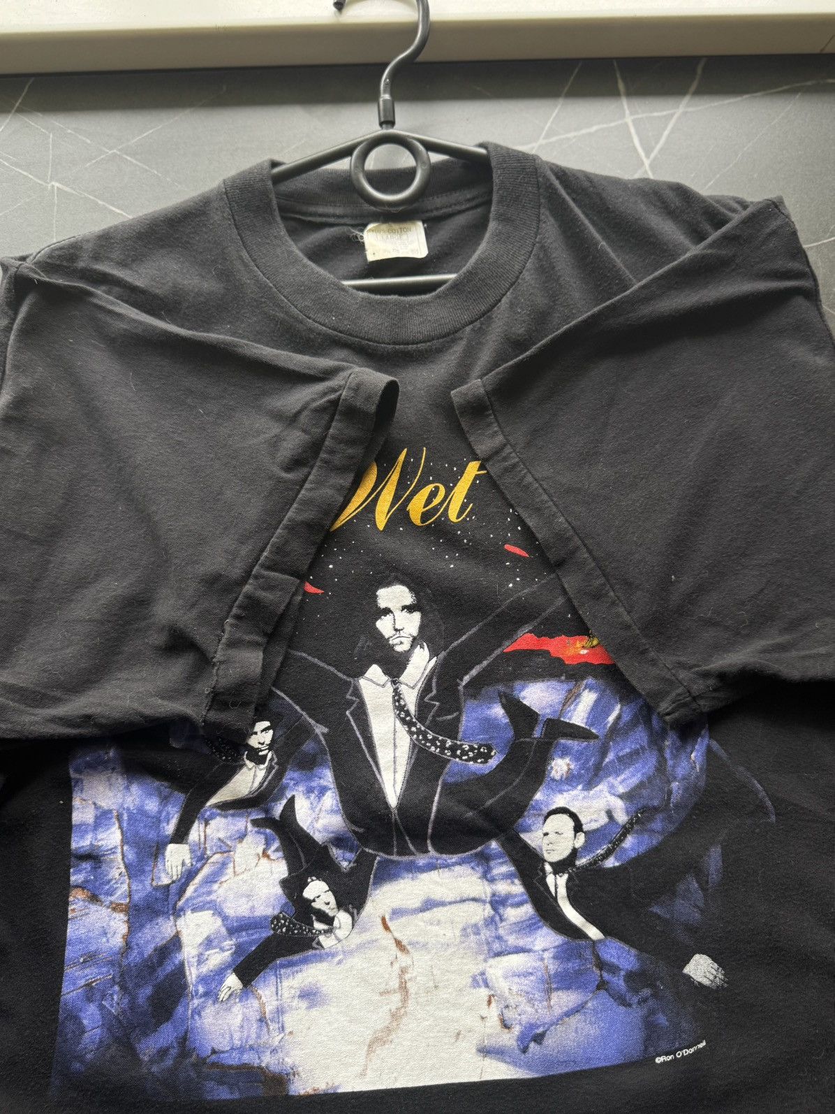 Band Tees Vintage 90s Wer Wet Wet Soft Rock Scotish Band Tee Size US L / EU 52-54 / 3 - 3 Thumbnail