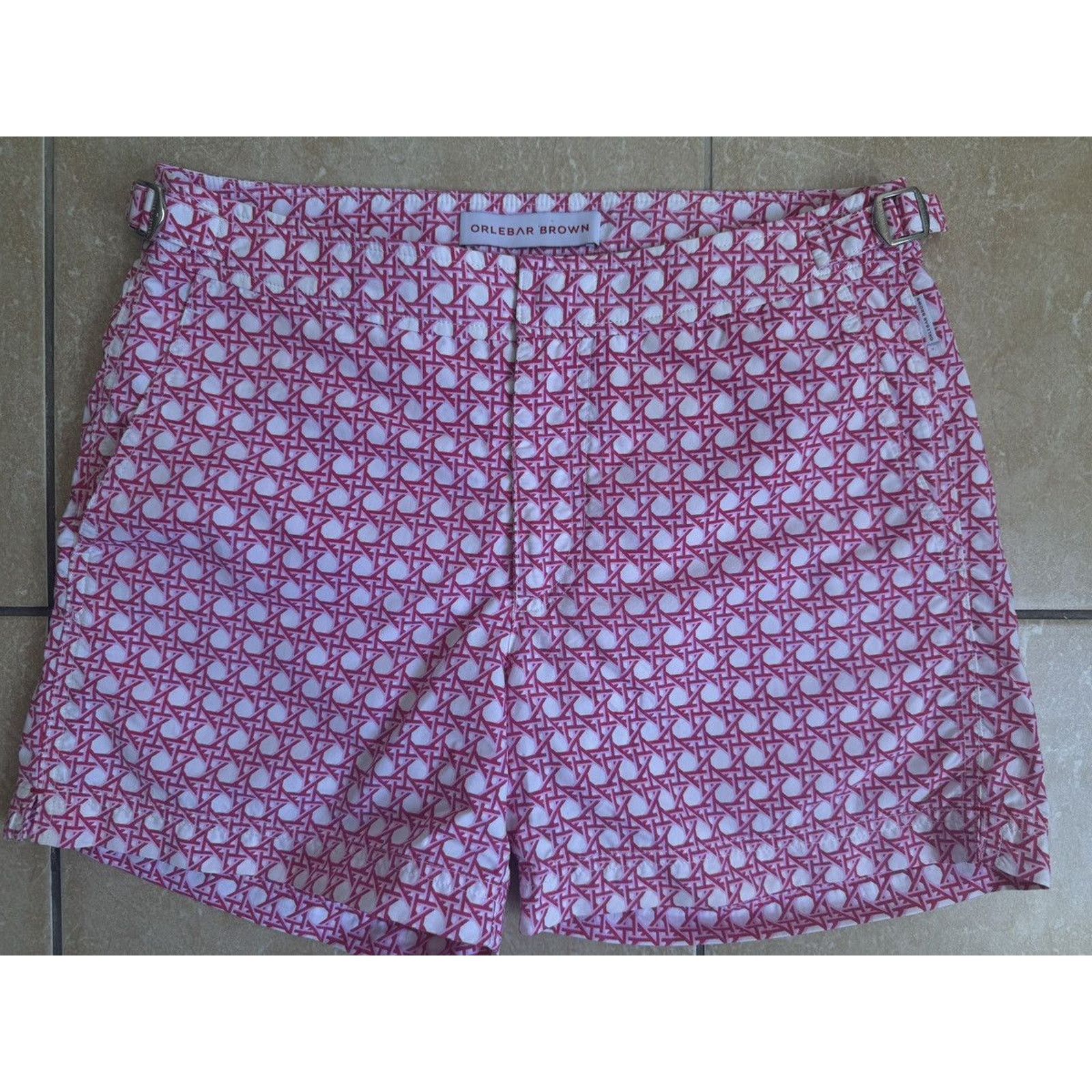 Orlebar Brown Orlebar Brown Bulldog Geometric Swim Shorts Size US 28 / EU 44 - 1 Thumbnail