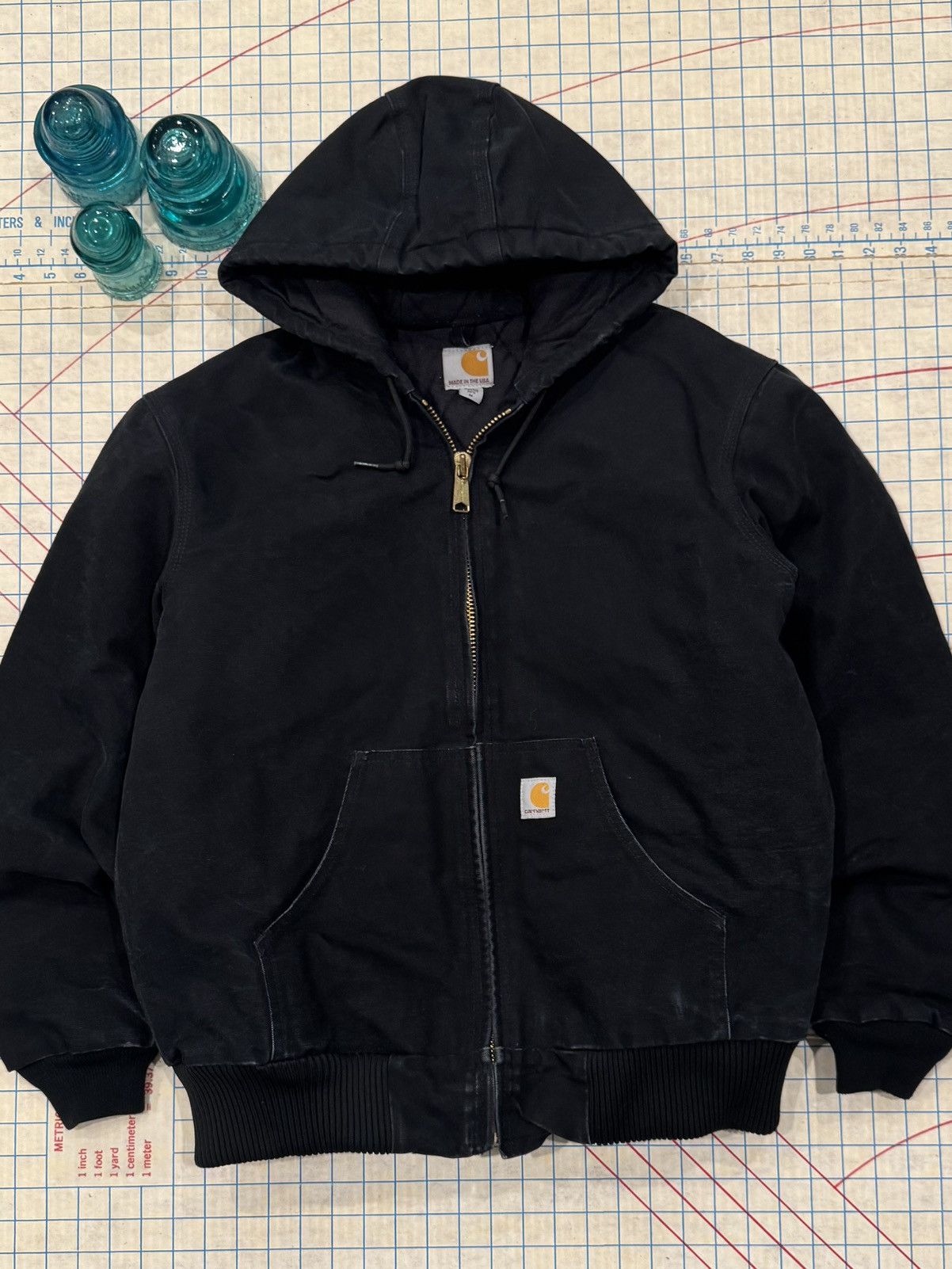 Carhartt Carhartt J140 BLK Active Jacket Mens Size Medium Made in USA Size US M / EU 48-50 / 2 - 2 Thumbnail