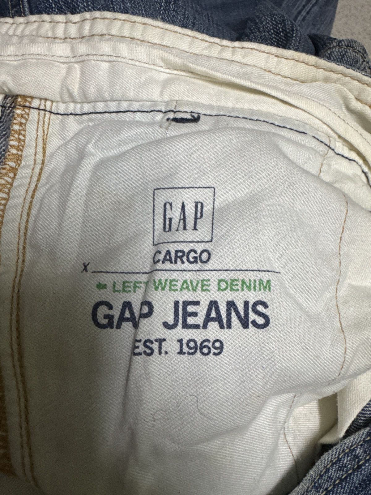 Gap Cargo GAP Multipocket Distressed Denim Pants Size US 33 - 17 Thumbnail