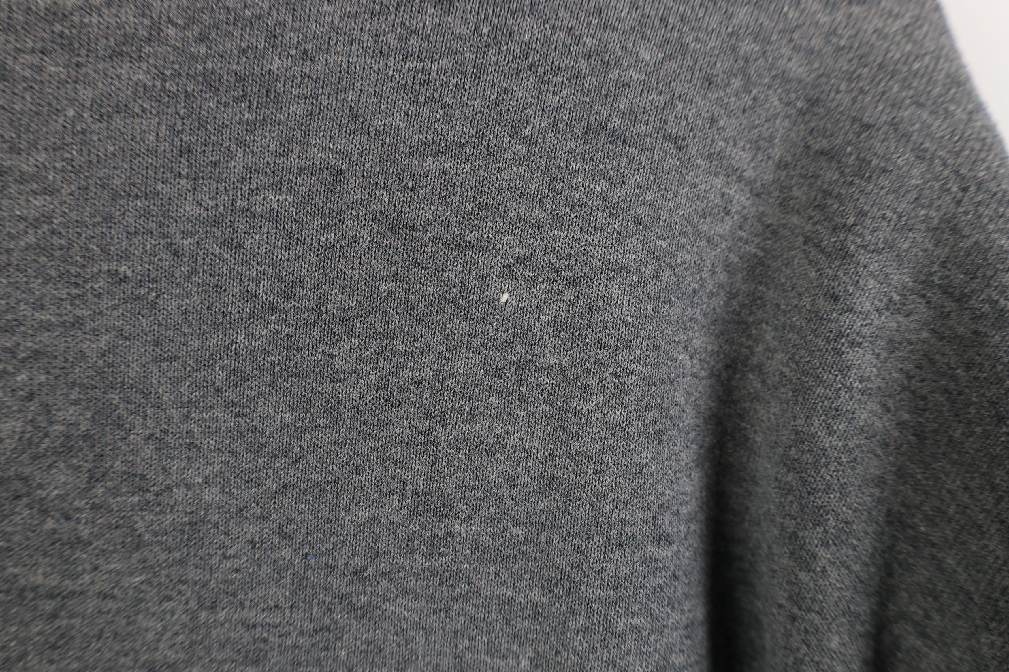 Vintage Vintage 90s Streetwear Blank Crewneck Sweatshirt Gray Size US L / EU 52-54 / 3 - 9 Thumbnail