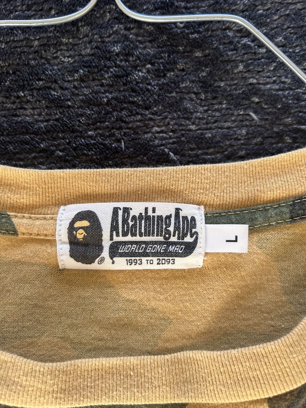 Bape Bape Camo Long Sleeve T-Shirt (L) Size US L / EU 52-54 / 3 - 5 Thumbnail