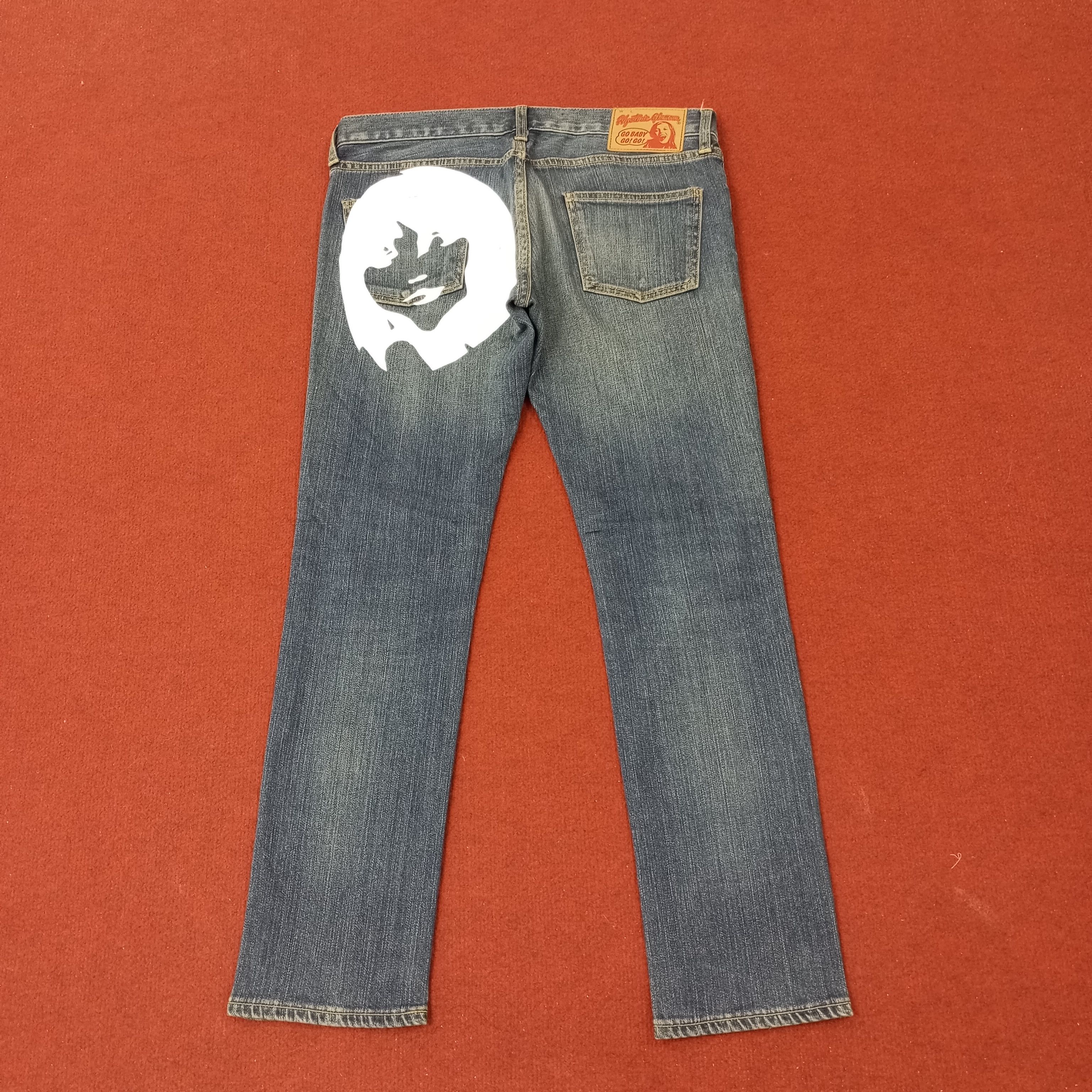 Hysteric Glamour Hysteric Glamour Japanese Brand Custom Art Jeans c252n20 Size 31" - 1 Thumbnail