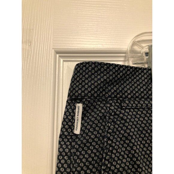 Armani Exchange Armani exchange men's navy cotton casual shorts size: 40 Size US 40 / EU 56 - 4 Thumbnail