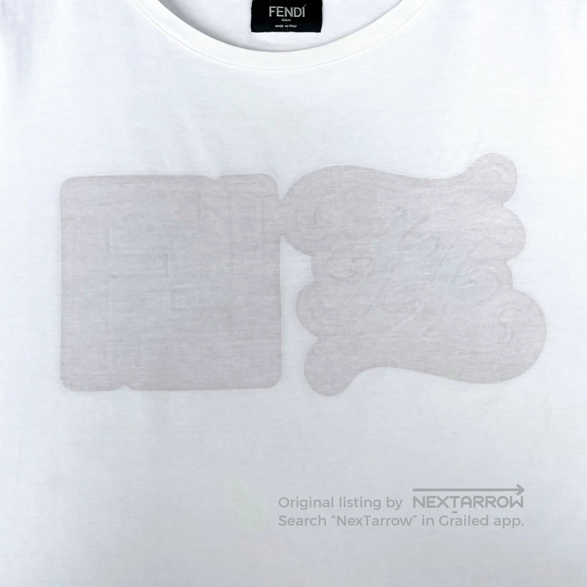 Fendi Fendi Beige Long Sleeve Logo T. Size S / US 4 / IT 40 - 4 Thumbnail