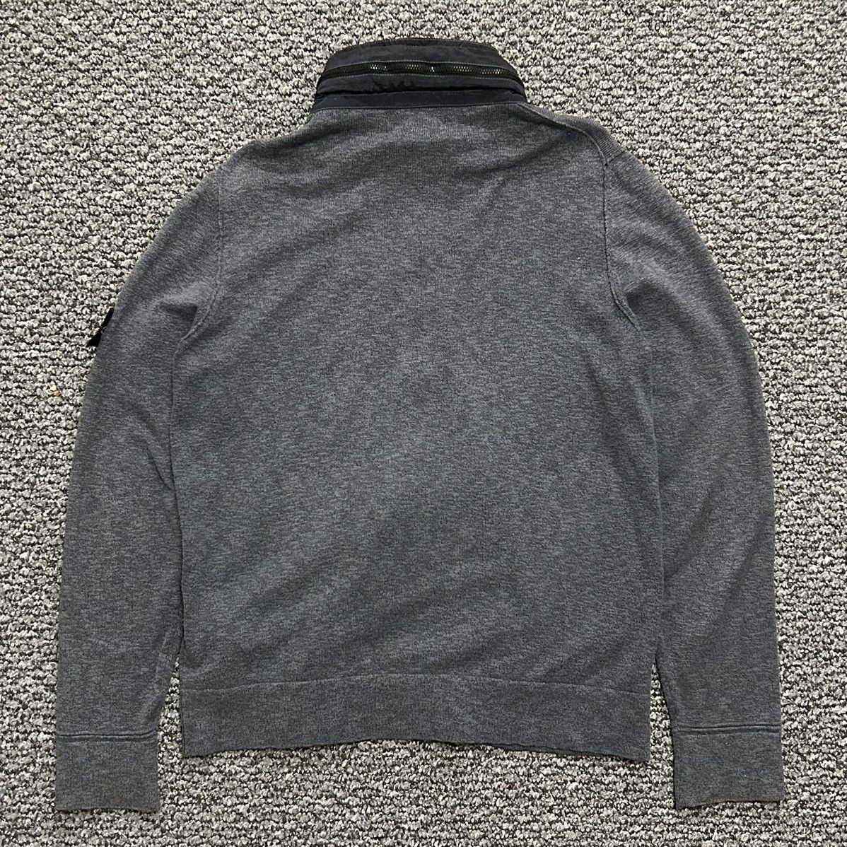 Vintage Stone Island knitted zip-up hoodie Size US L / EU 52-54 / 3 - 2 Thumbnail