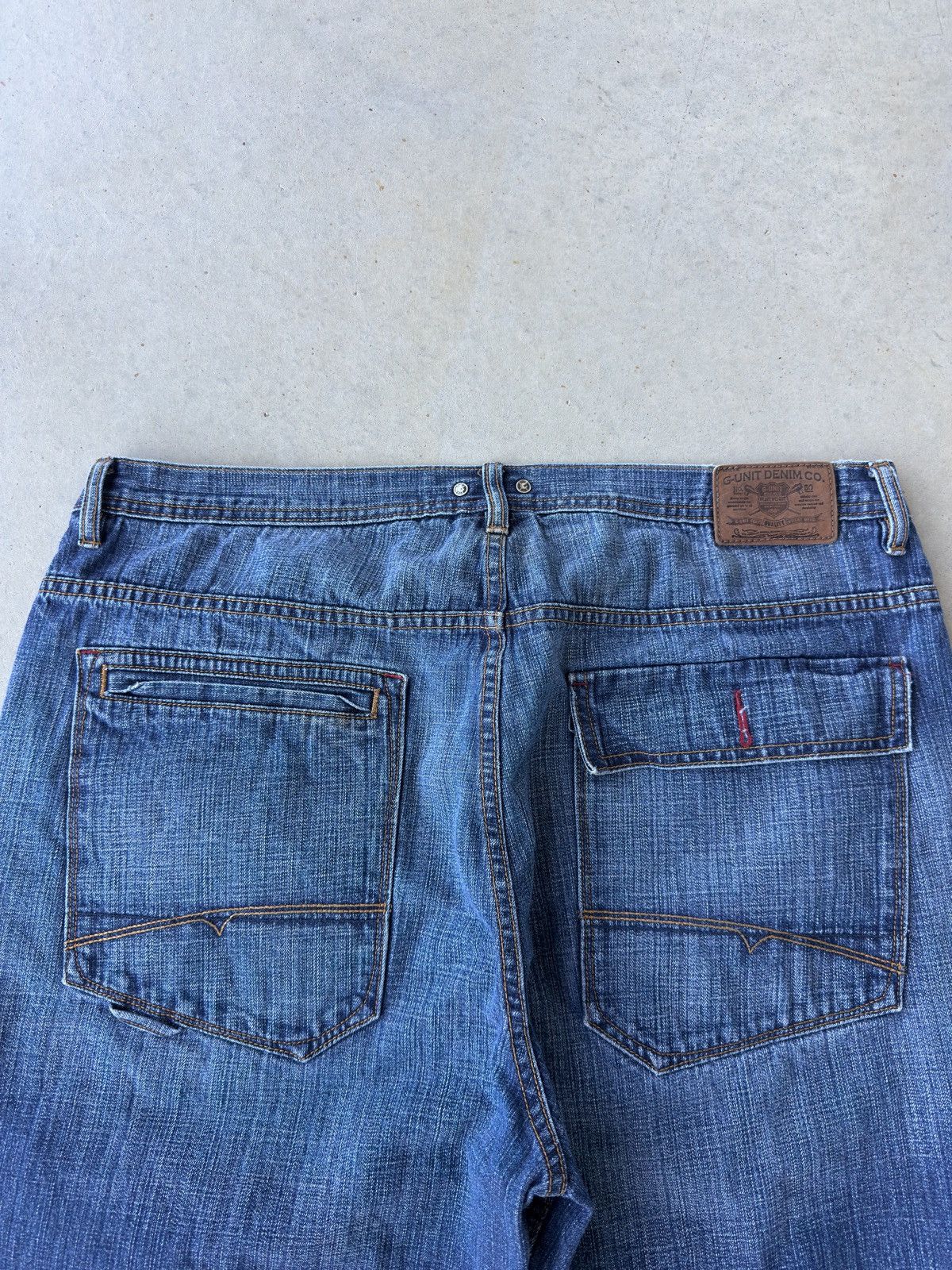 G-Unit Vintage Y2K G Unit Denim NYC Baggy Denim Shorts Size US 40 / EU 56 - 4 Thumbnail