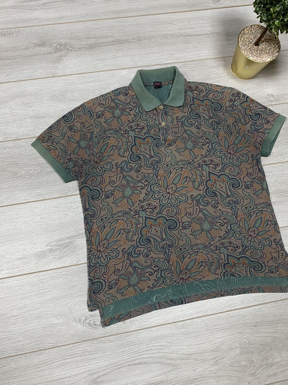 Etro Etro vintage bandana polo buttons patterns Size US M / EU 48-50 / 2 - 1 Thumbnail