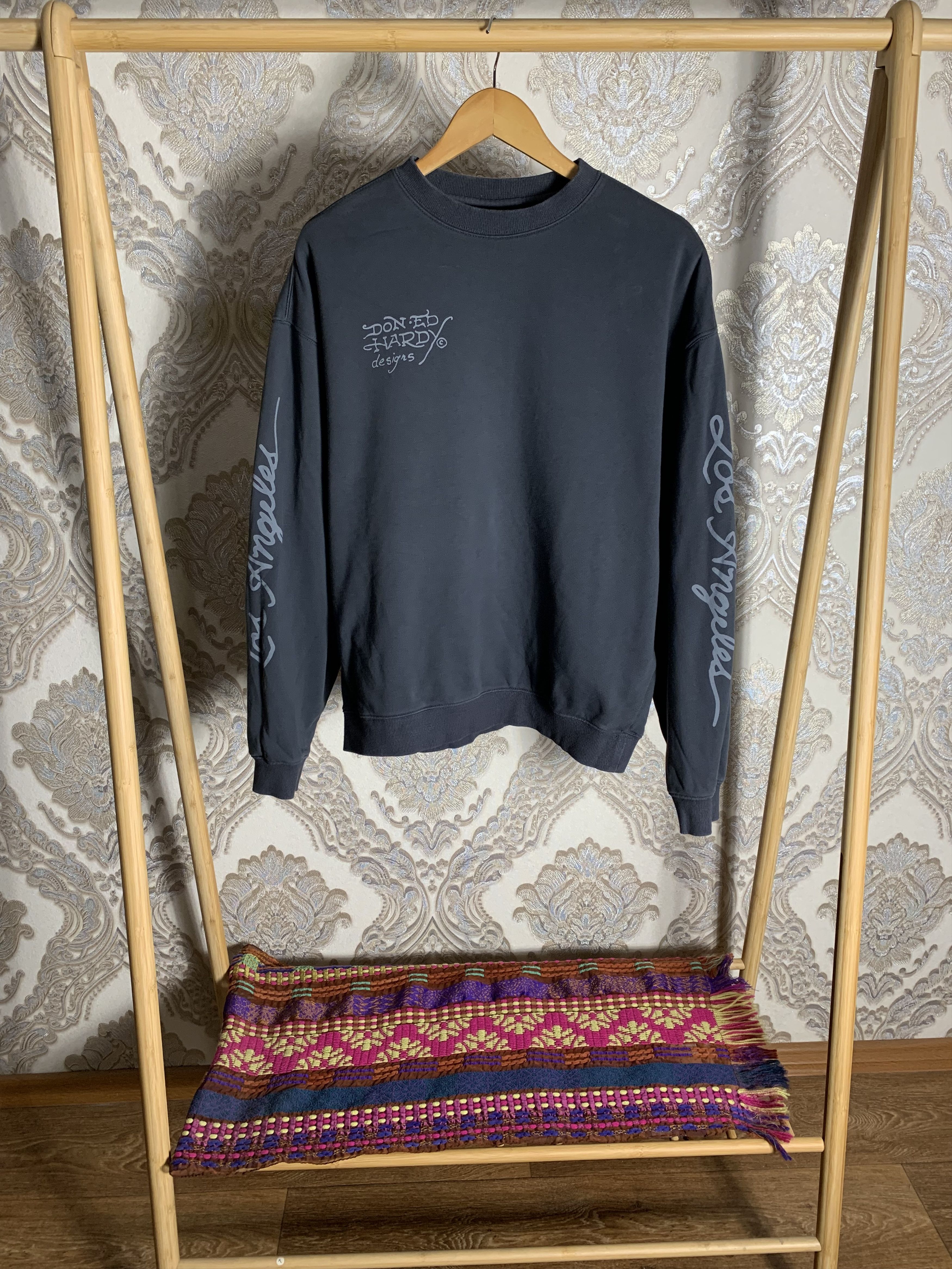 Ed Hardy VINTAGE ED HARDY BY CHRISTIAN AUDIGIER DESIGNER CASUAL Y2K Size US L / EU 52-54 / 3 - 2 Thumbnail
