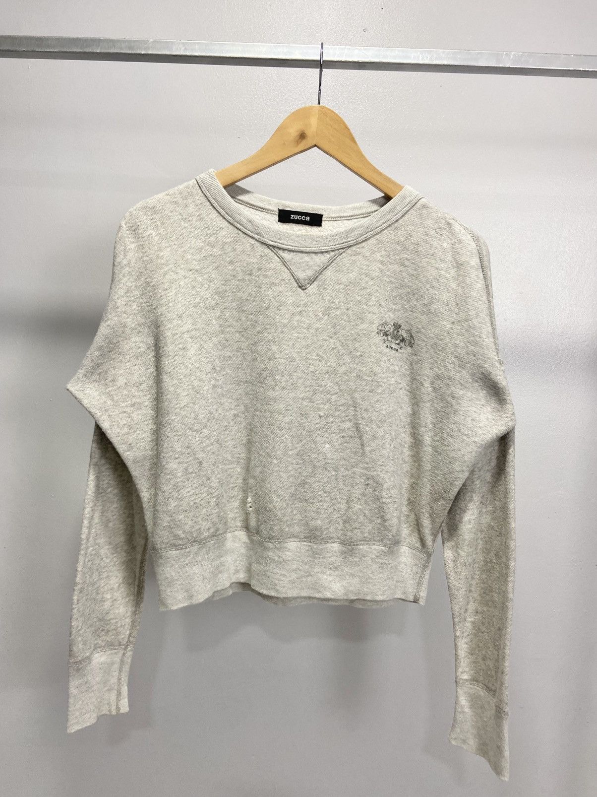 Vintage Zucca Issey Miyake crop top sweatshirt