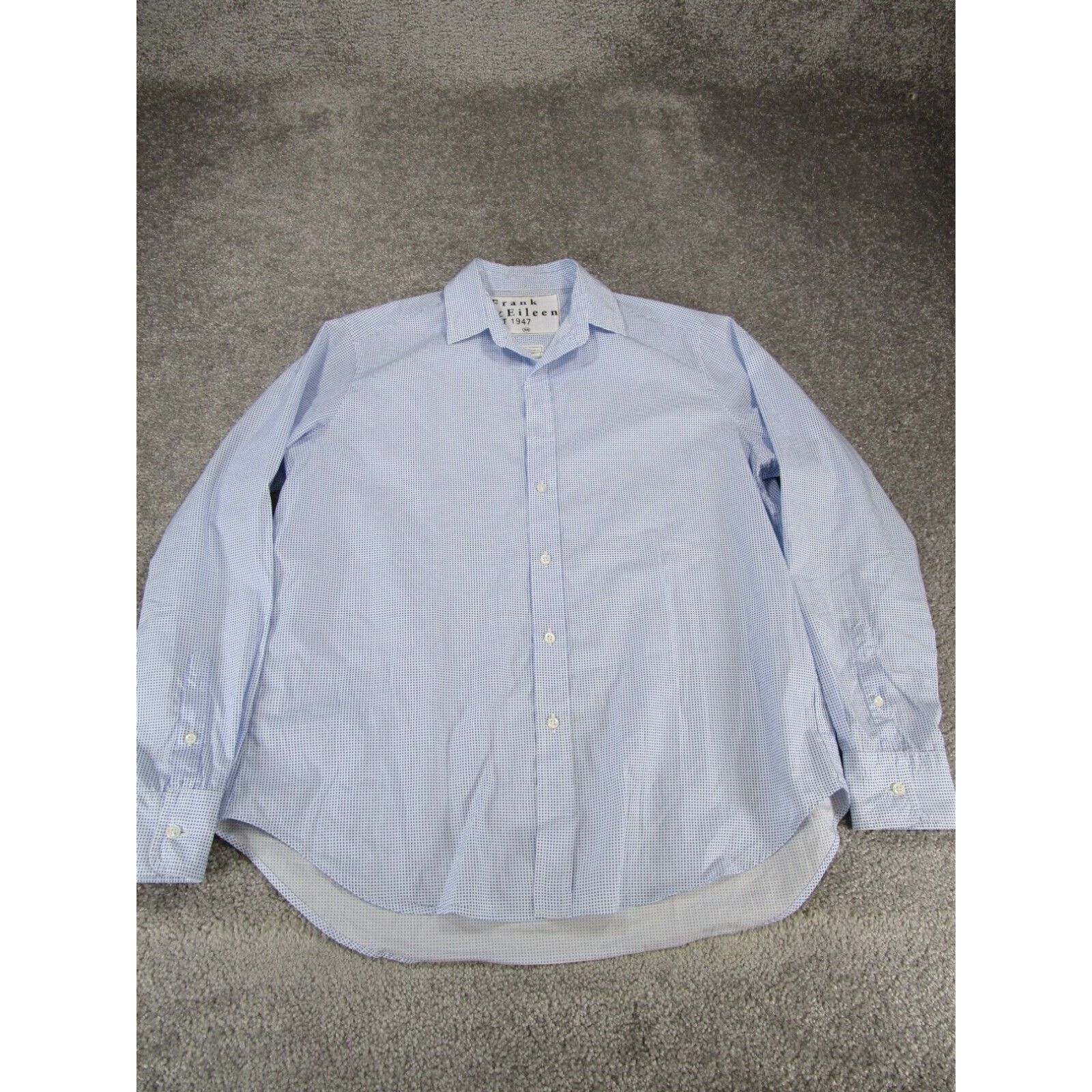 image of Vintage Frank & Eileen Shirt Womens Xs White Cotton Long Sleeve Button Up