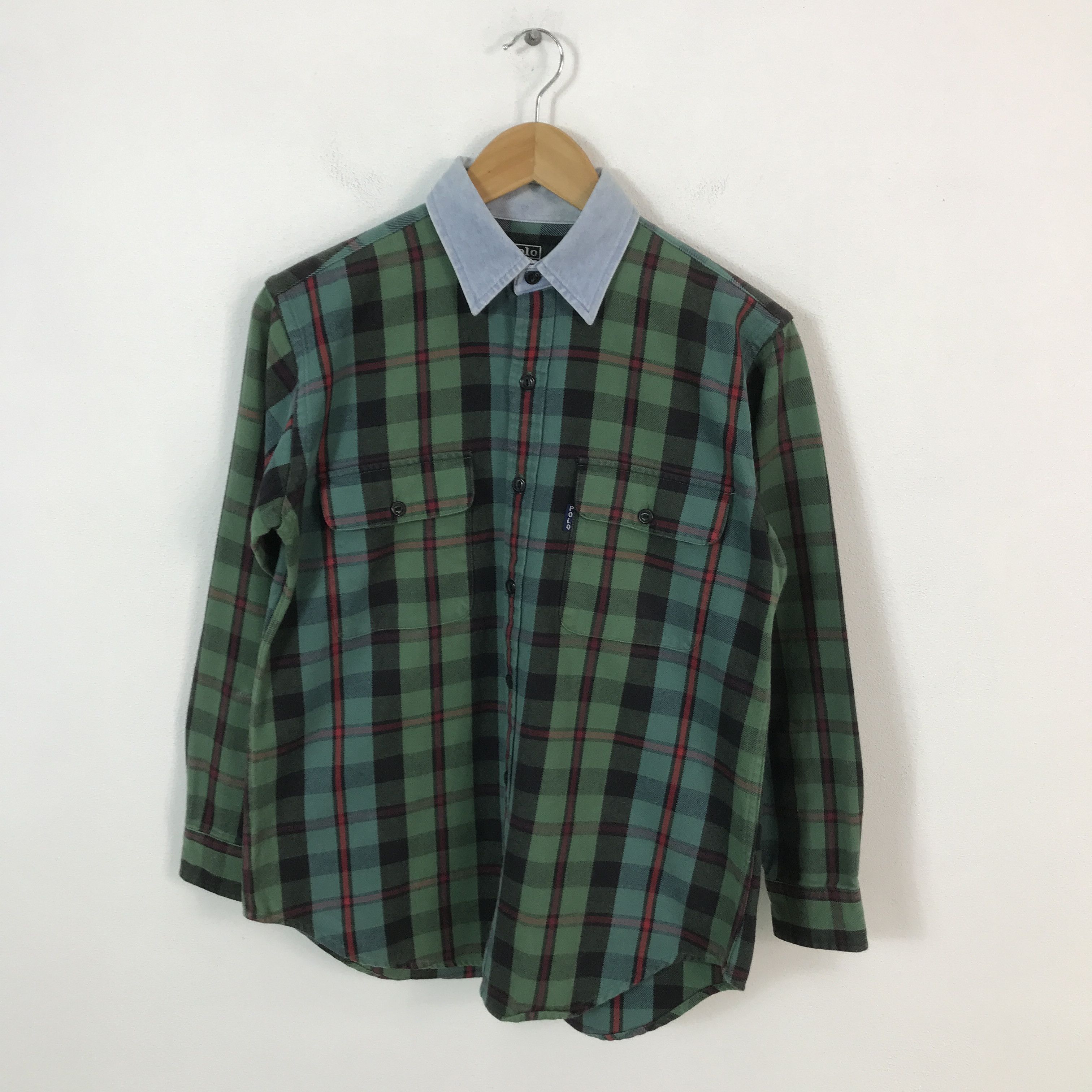 Polo Ralph Lauren Polo Ralph Lauren Tartal design Double pocket shirt Size US M / EU 48-50 / 2 - 1 Thumbnail