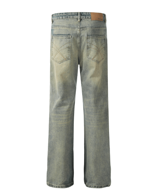Japanese Brand × Jean Men's street heavy washed distressed jeans y2k Size US 32 / EU 48 - 3 Thumbnail