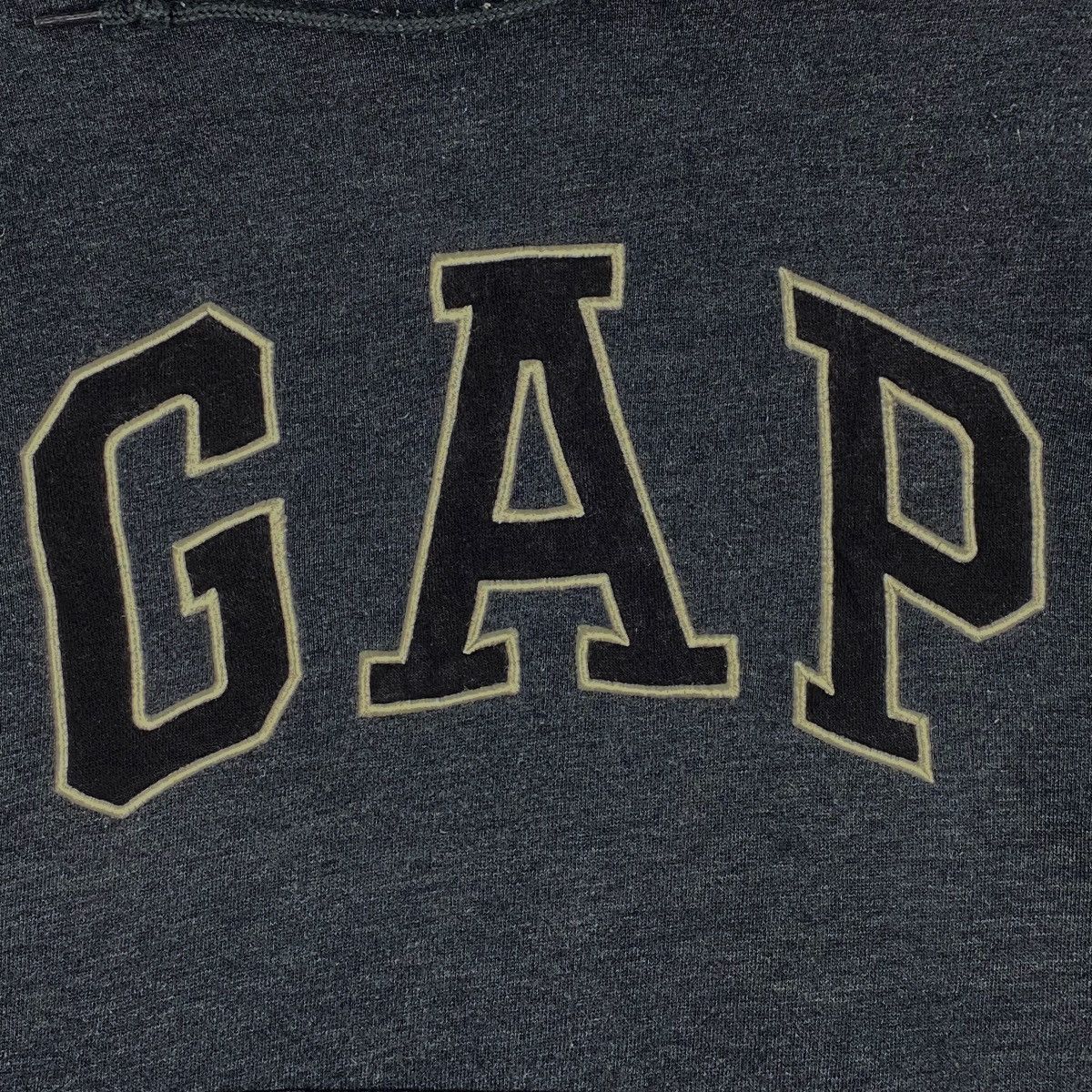 Gap × Vintage Vintage Gap Hoodie Embroidered Sweatshirt Navy Blue Size US L / EU 52-54 / 3 - 5 Thumbnail