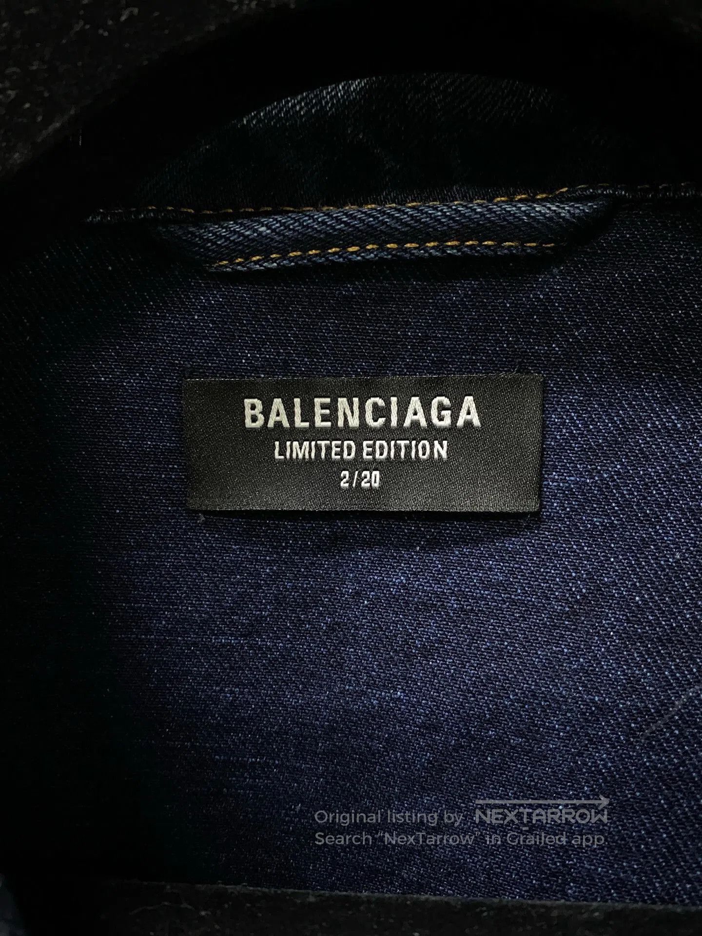 Balenciaga balenciaga limited edition denim jacket. Size US XS / EU 42 / 0 - 4 Thumbnail