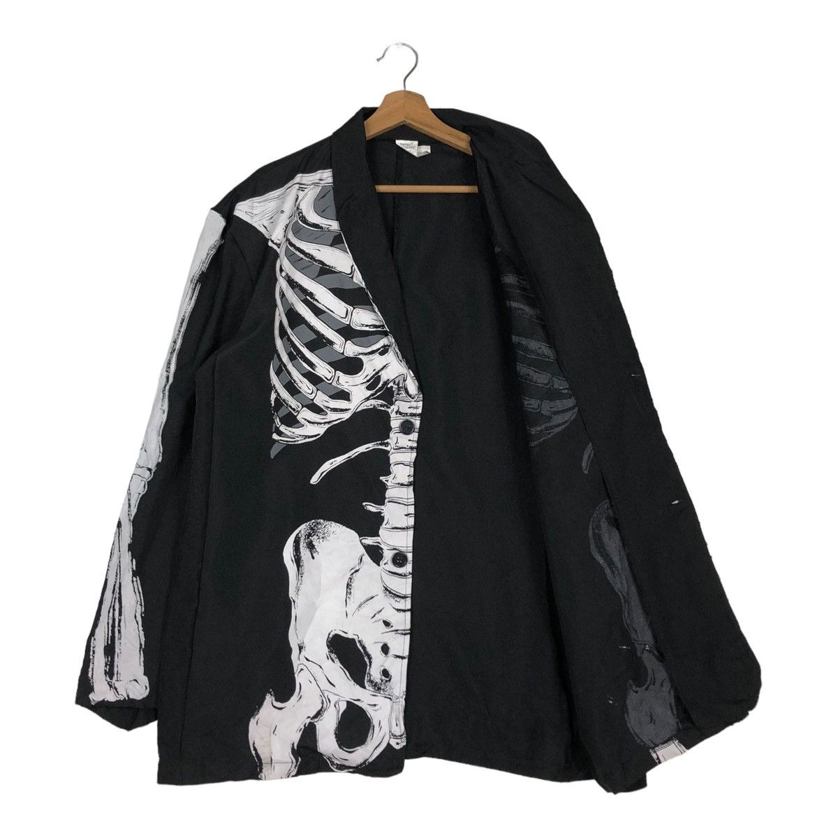 Bones 🔥SPIRIT HALLOWEEN CHORE JACKET SKELETON BONES DESIGN Size US M / EU 48-50 / 2 - 11 Thumbnail