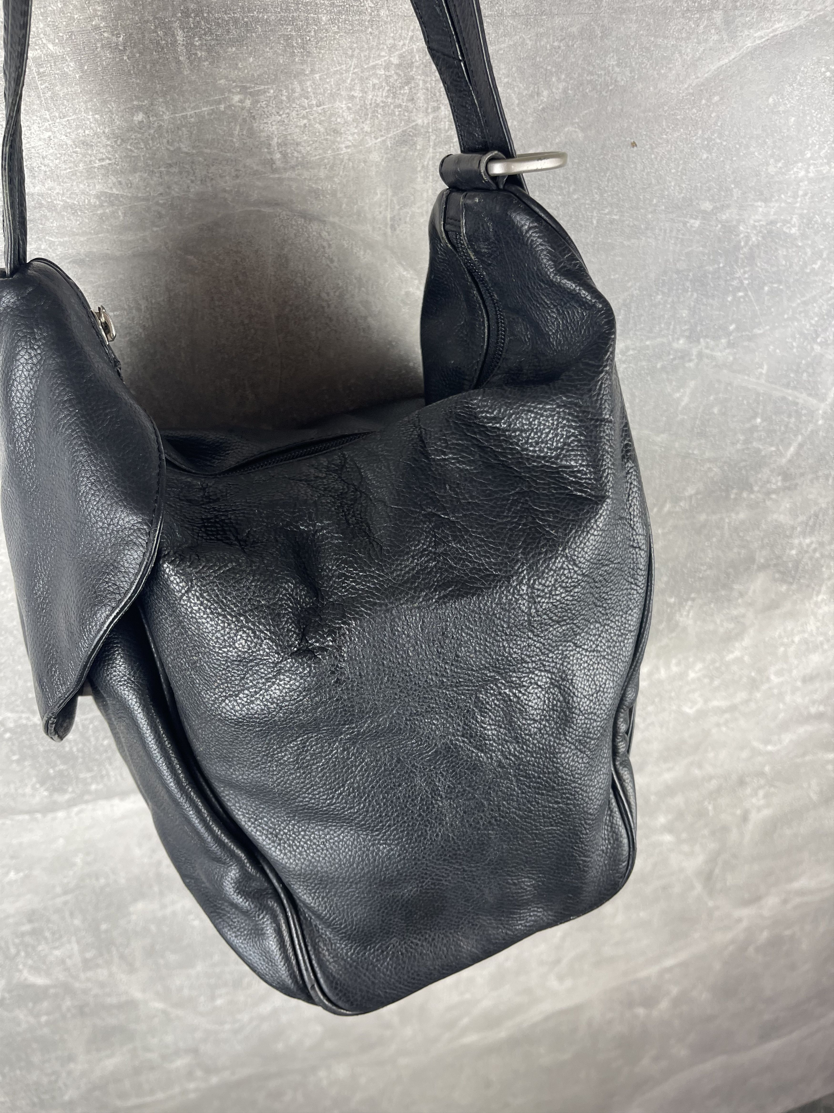 Seditionaries Artisan leather black avant garde transformer bag bacpack Size ONE SIZE - 10 Thumbnail