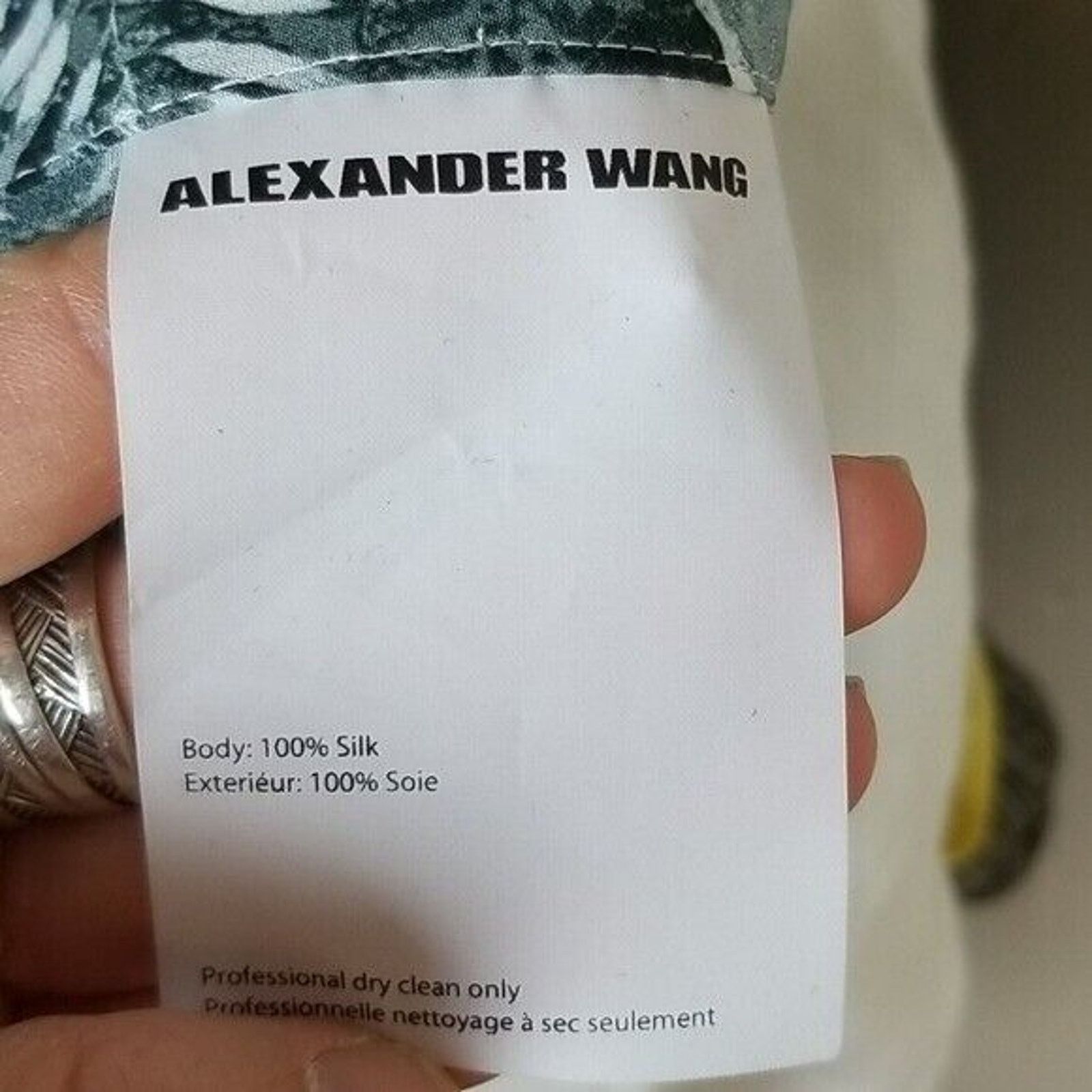 Alexander Wang Alexander Wang Womens Floral Silk Blouse 4 Designer Luxury Size S / US 4 / IT 40 - 7 Thumbnail