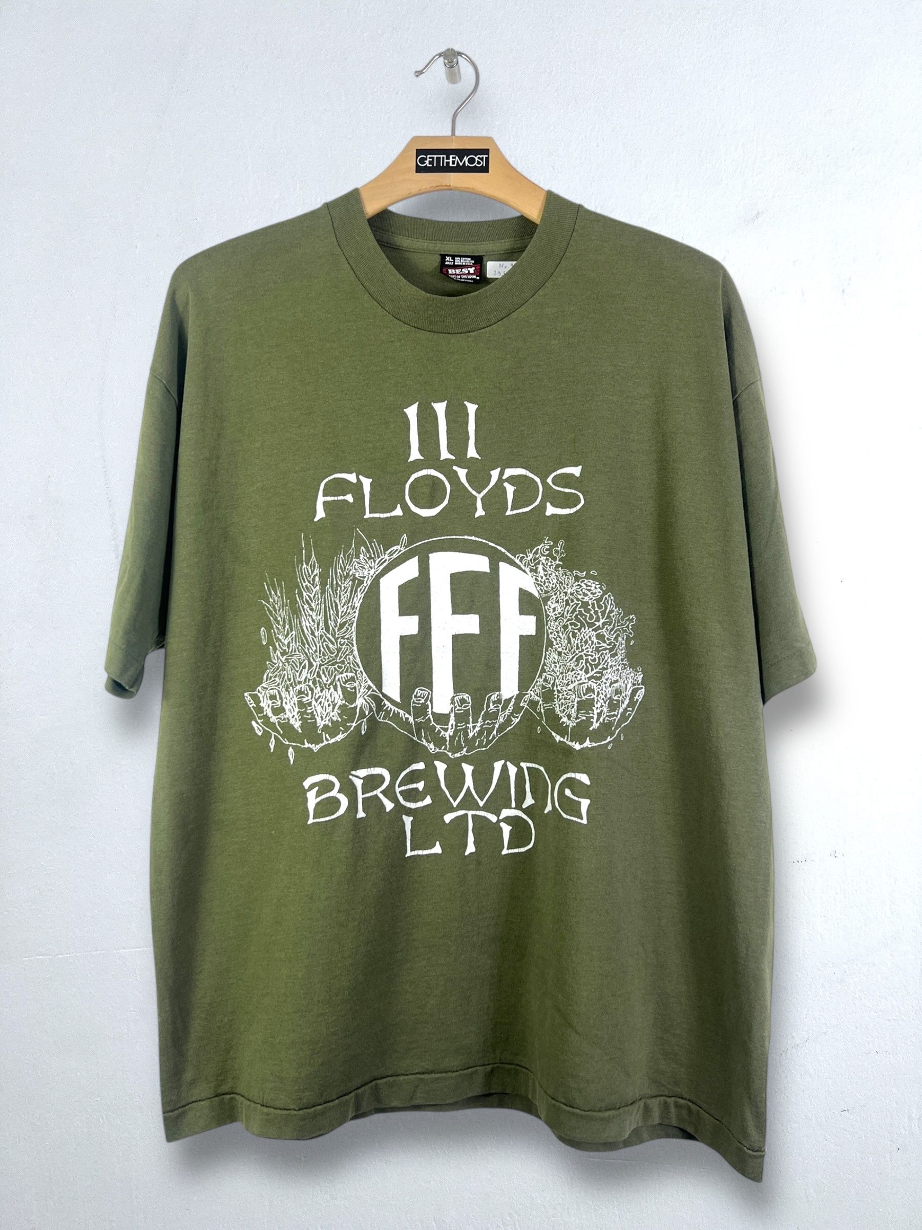 Vintage No.4934 Vintage 90s III Floyds Brewing Graphic Tee (XL) Size US XL / EU 56 / 4 - 1 Thumbnail