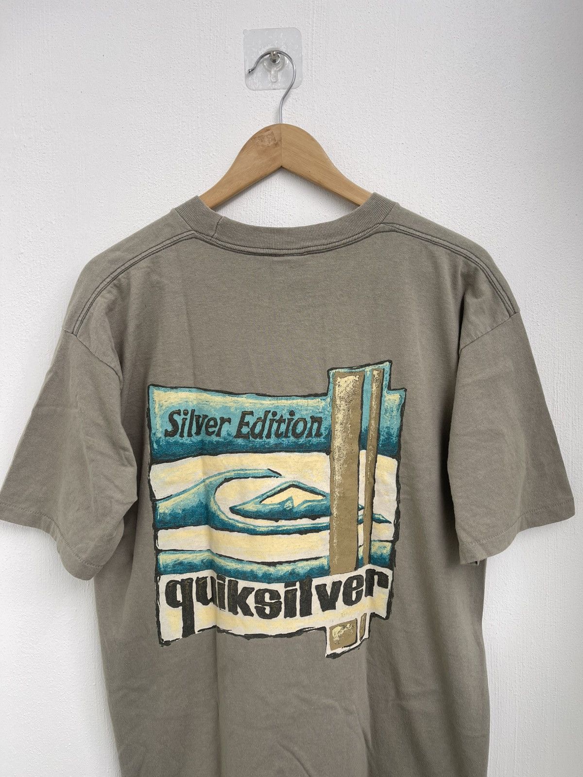 Quiksilver Vintage 90s Quiksilver tee Size US L / EU 52-54 / 3 - 3 Thumbnail