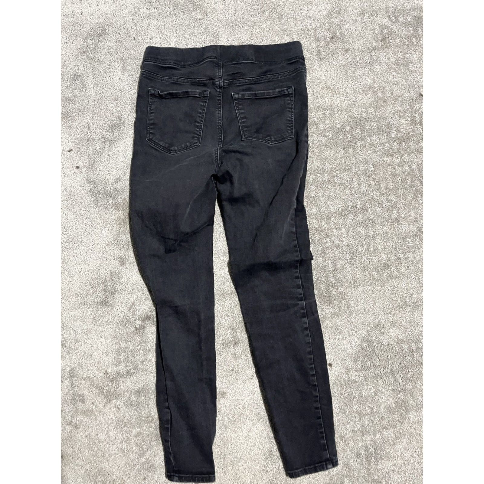 Loft VINTAGE LOFT PANTS Skinny Dress Pants Black 4 Regular Pull-On Women Size 4 Adult Womens Size 27" / US 4 / IT 40 - 3 Thumbnail