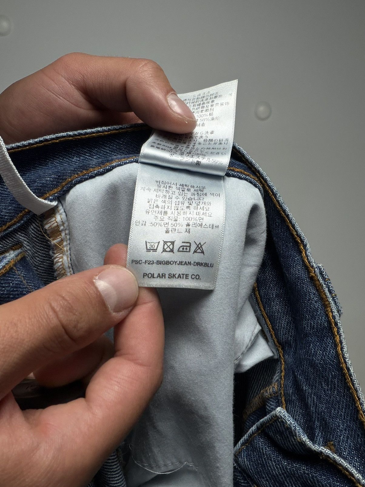 Polar Skate Co. Polar Skate Co Big Boy Baggy Straight Streetwear Men Jeans Size US 34 / EU 50 - 13 Thumbnail