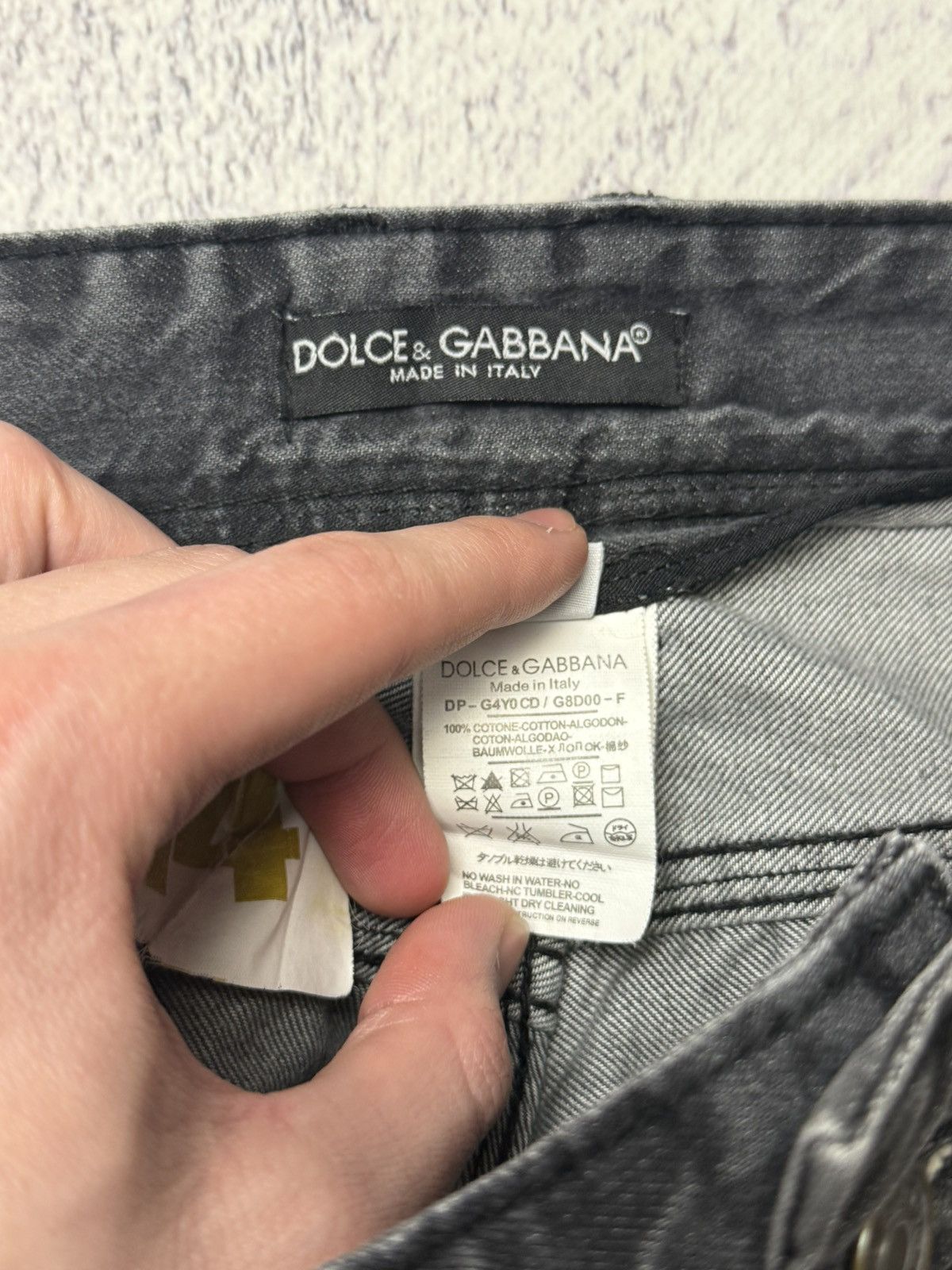 Dolce & Gabbana Vintage Dilce & Gabbana Denim Pants Y2K Size US 34 / EU 50 - 19 Thumbnail