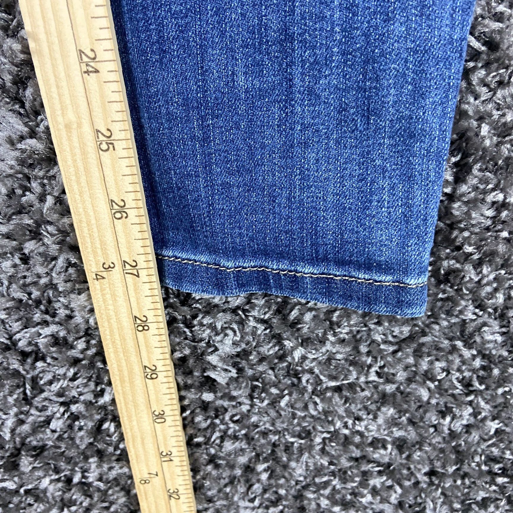 Anne Klein ANNE KLEIN Blue Skinny Jeans Regular Size 2 for Women Size 26" / US 2 / IT 38 - 7 Thumbnail