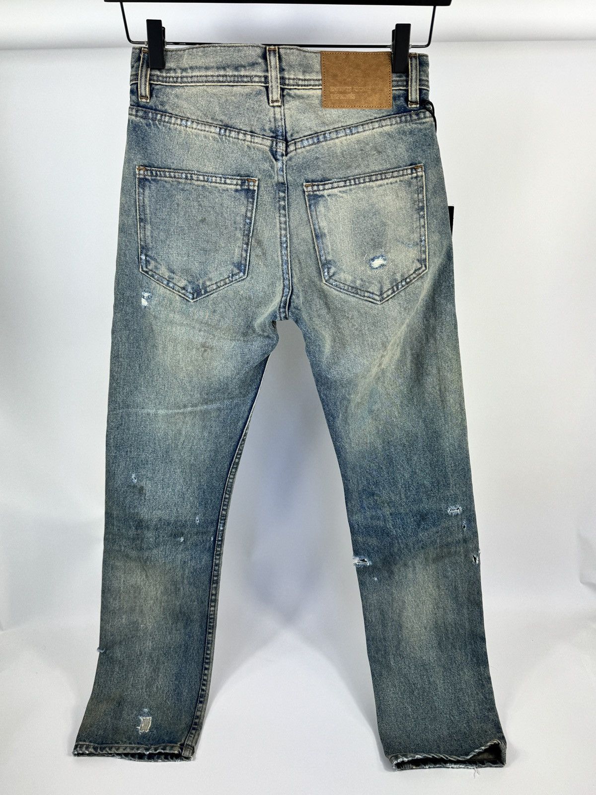 Enfants Riches Deprimes STRAIGHT LEG ANTIQUE LIGHT BLUE JEANS Size 25" / US 0 / IT 36 - 2 Thumbnail