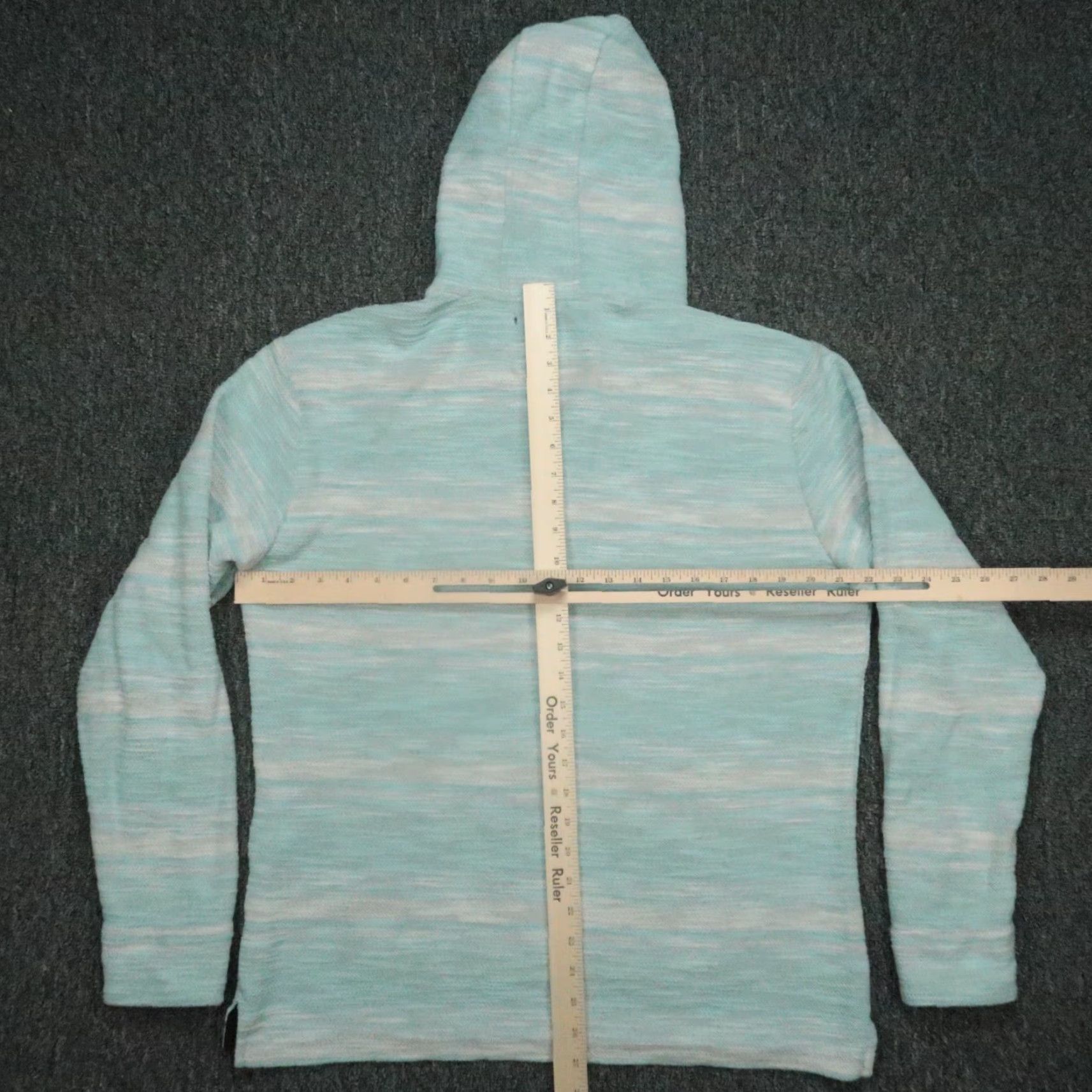 Vintage Baja Llama Hoodie Mens Large Blue Pullover Midweight Paamul Poncho French Terry Size US L / EU 52-54 / 3 - 5 Thumbnail