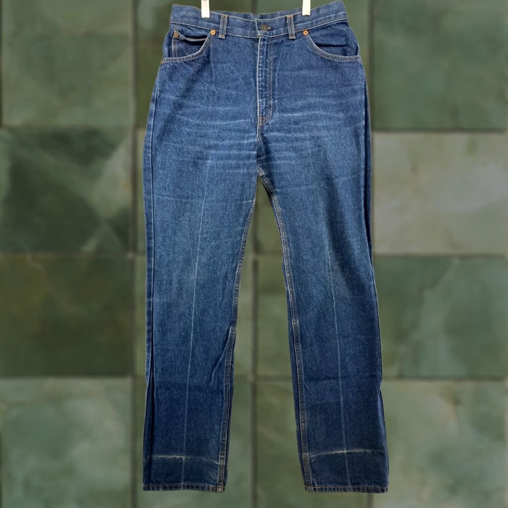 Levi's VINTAGE Levi's Jeans Women Regular Bootcut 70s Blue Denim Mid Rise 28x30 WW Mens Girls Size 28" / US 6 / IT 42 - 1 Thumbnail