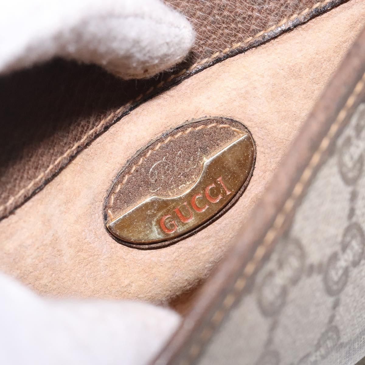 Gucci GUCCI GG Plus Supreme Shoulder Bag Pvc Beige Gold Size ONE SIZE - 16 Thumbnail