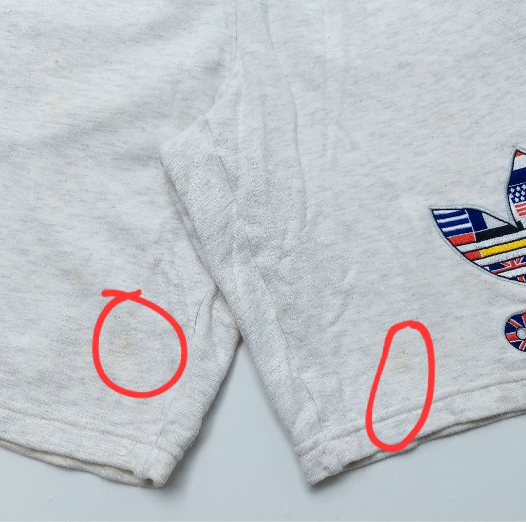 Adidas × Vintage Vintage 90s Adidas Big Logo Spell Out Sweat Pants Shorts Size US 32 / EU 48 - 8 Thumbnail