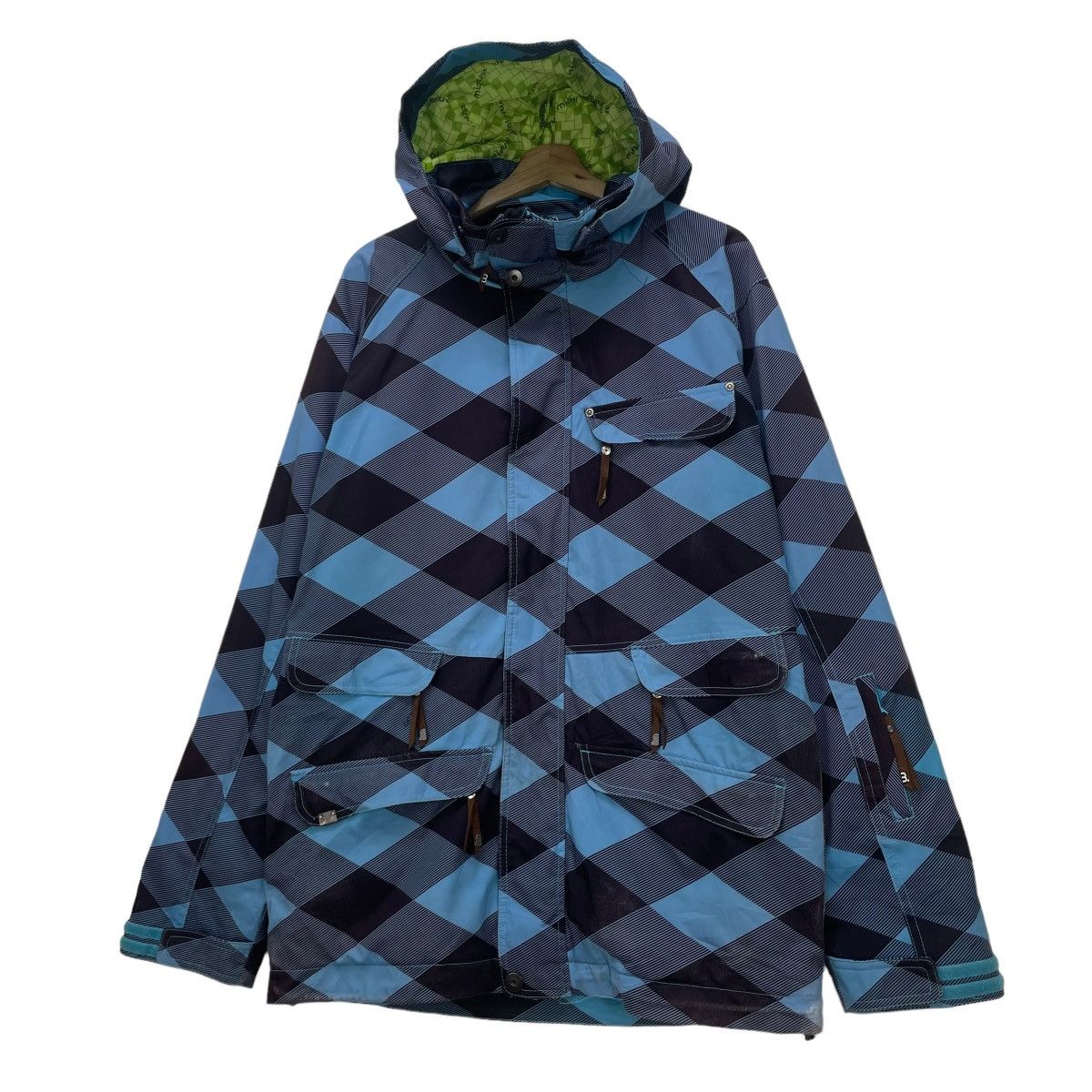 Other Japanese Brand Mistral Checked Ski Jacket Size US M / EU 48-50 / 2 - 1 Thumbnail