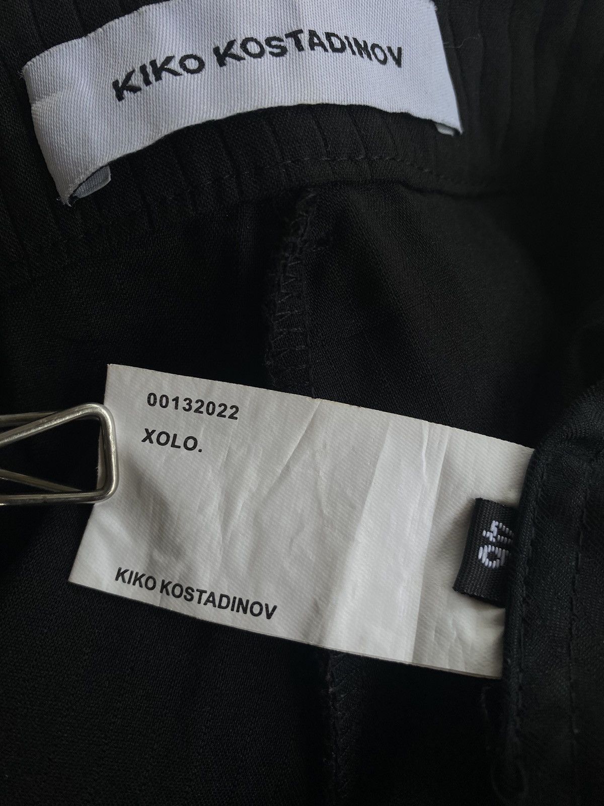 Designer × Kiko Kostadinov Kiko Kostadinov Black Antharsa Trousers Size US 30 / EU 46 - 8 Thumbnail