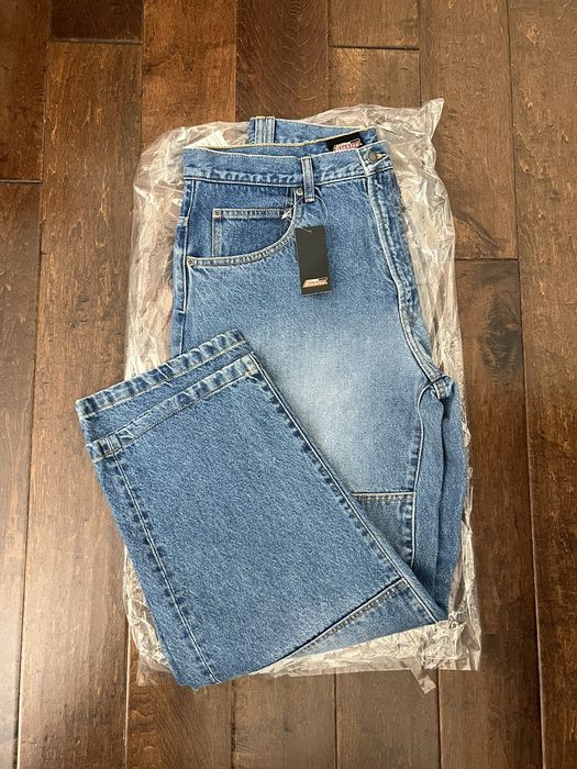 Supreme Supreme Dickies FW23 Double Knee Baggy Jean Blue Size 34 ...