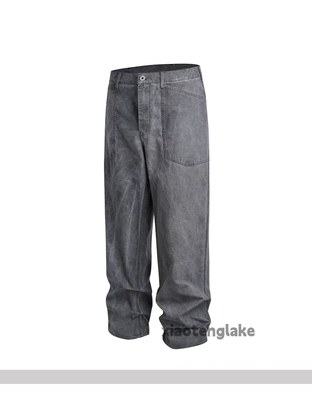 Vintage Unisex washed faded loose baggy hiphop cargo pants Size US 38 / EU 54 - 5 Thumbnail