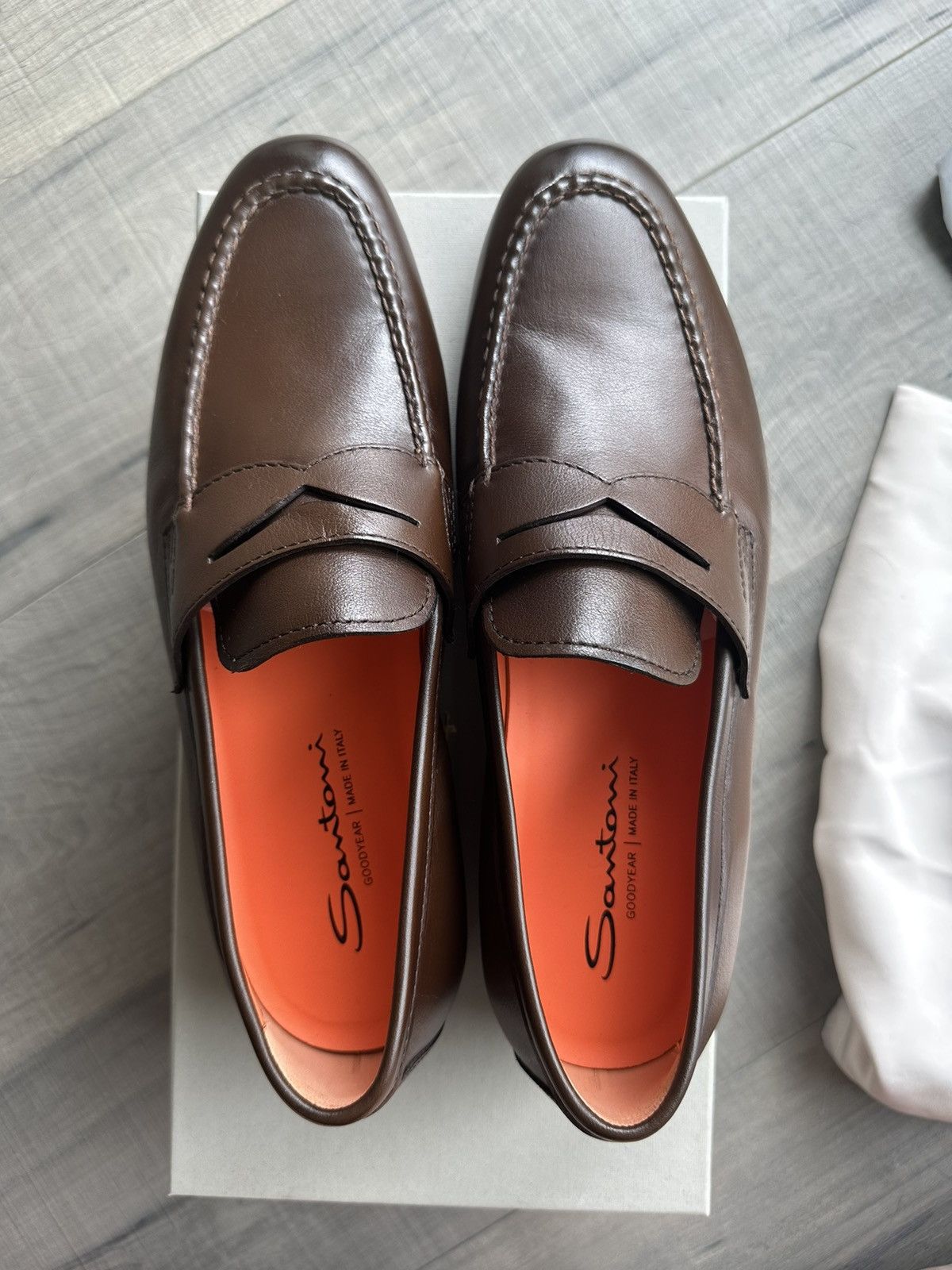 Santoni Santoni Medium Brown Loafer Size US 10 / EU 43 - 4 Thumbnail