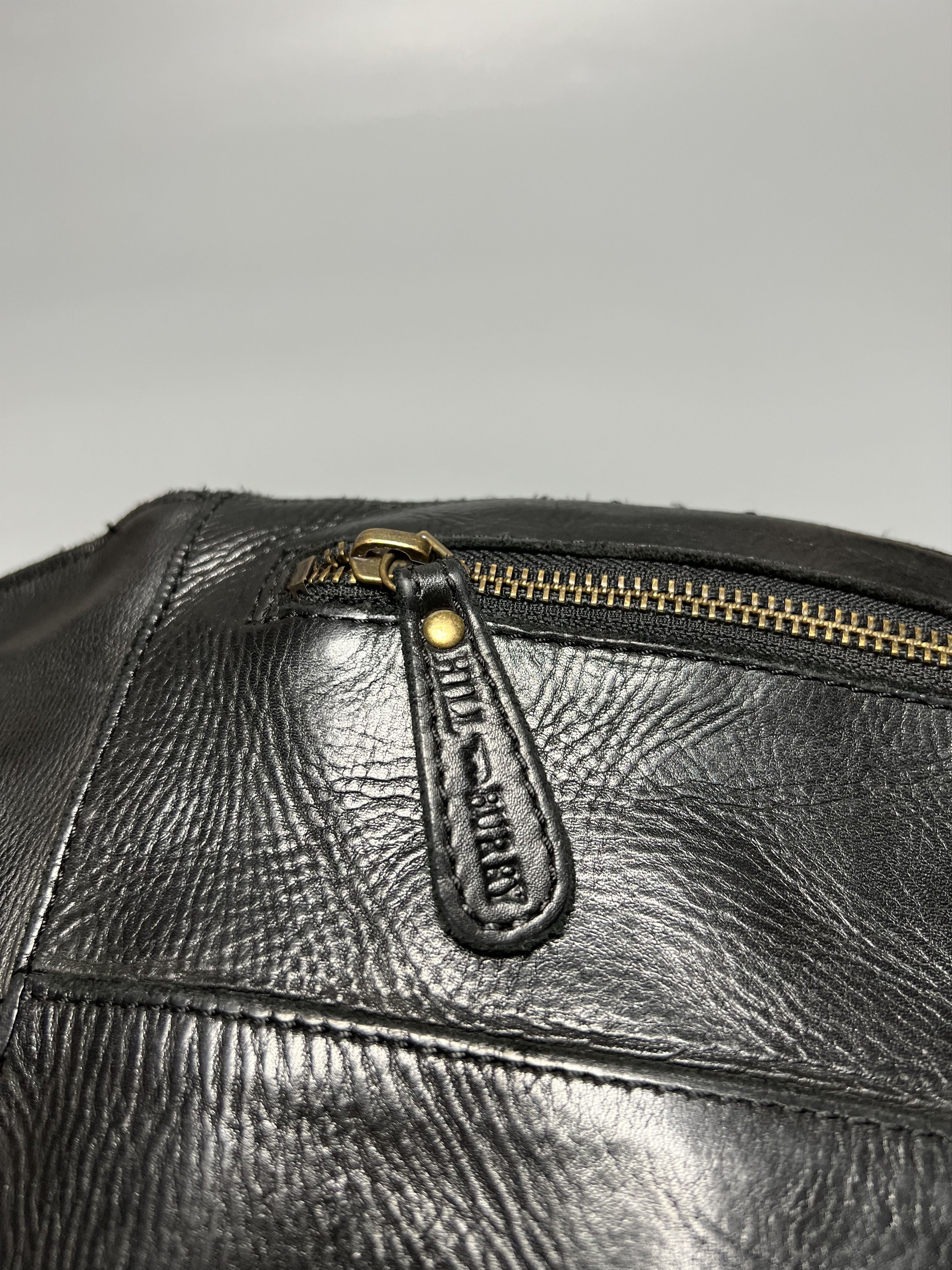 Genuine Leather Hill Burry Black Leather Crossbody Bag Size ONE SIZE - 8 Thumbnail