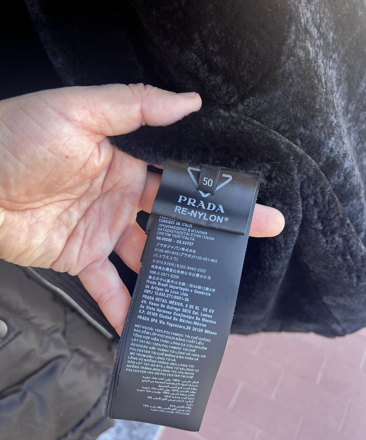 Prada Prada Renylon Padded Coat with sheepskin lining Size US M / EU 48-50 / 2 - 12 Thumbnail