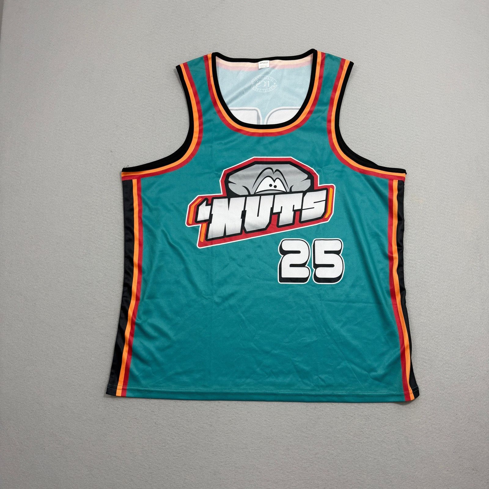 Vintage Lansing Lugnuts Retro Basketball Jersey Adult 2XL XXL Teal Size US XXL / EU 58 / 5 - 1 Thumbnail